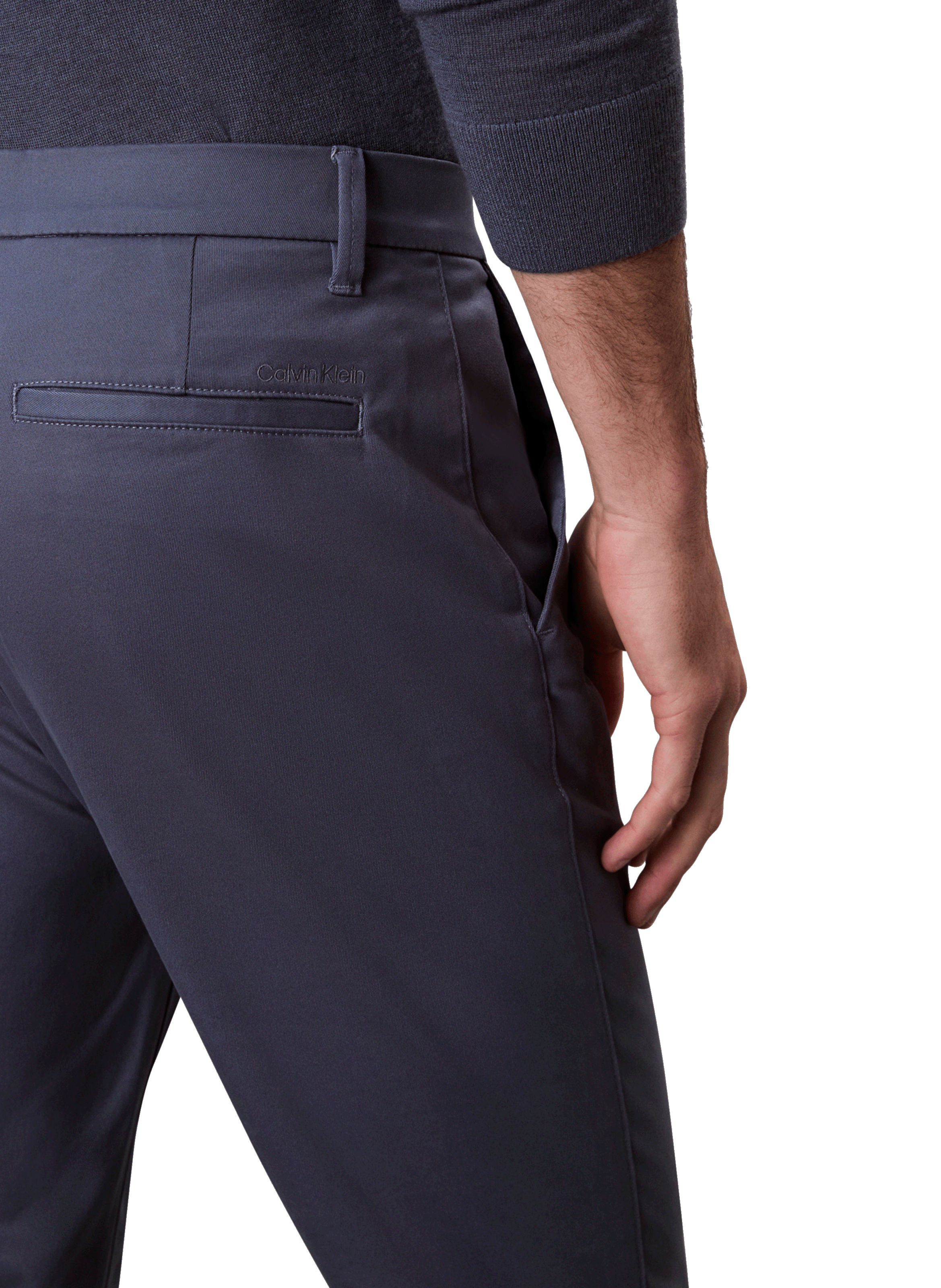 Slim-fit chinos CALVIN KLEIN Blue