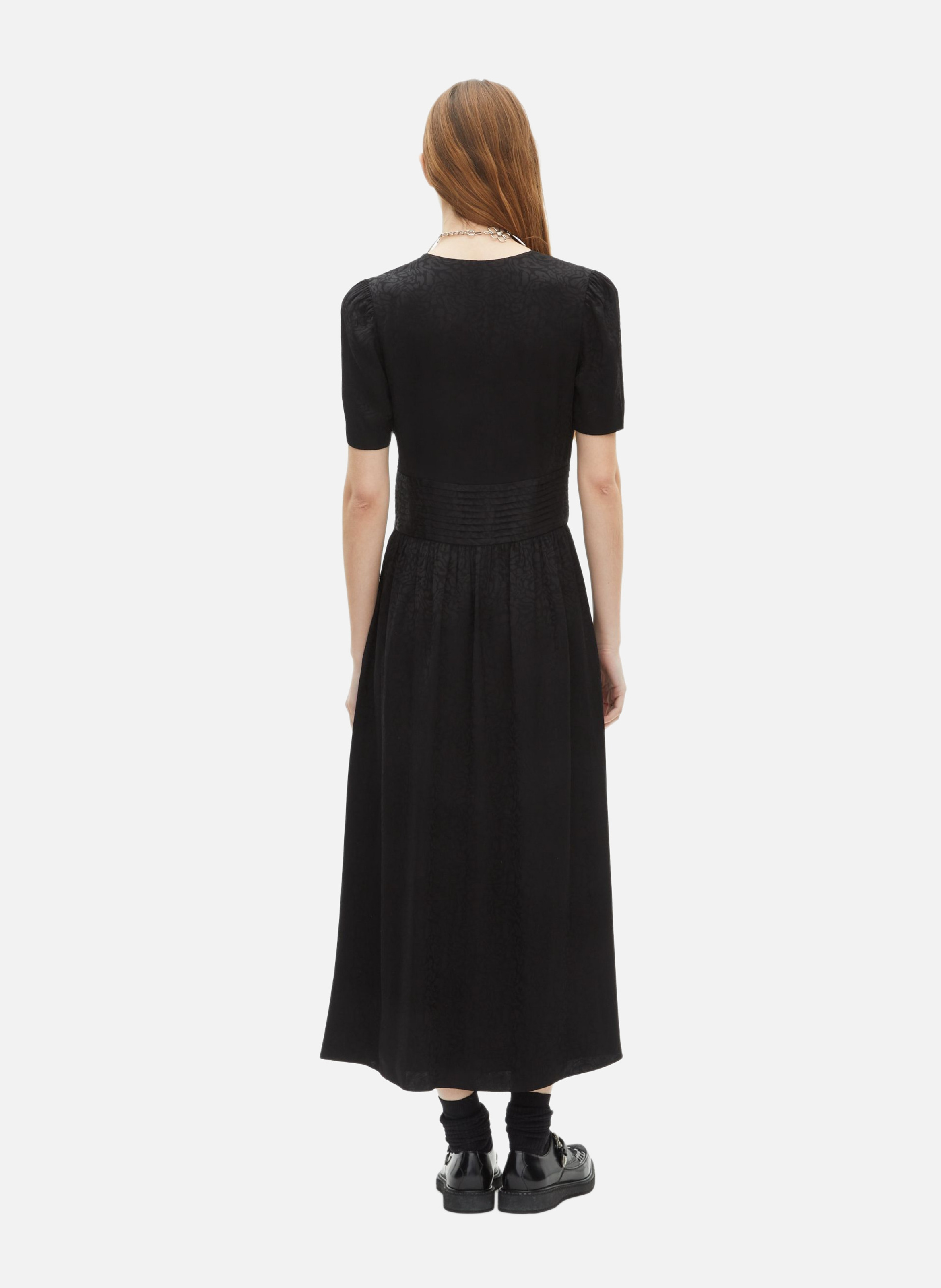 Robe longue en jacquard THE KOOPLES Noir