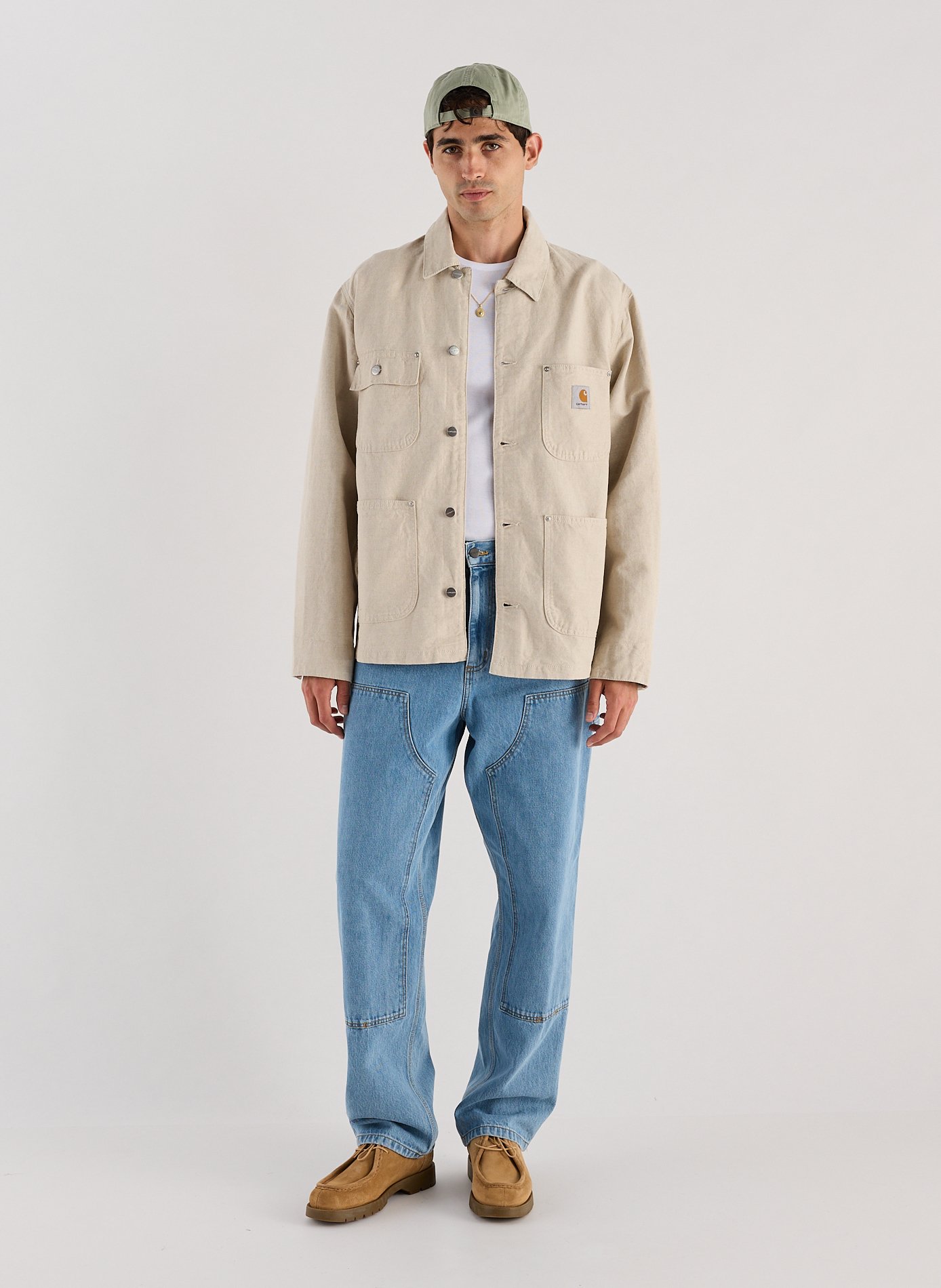 Walter cotton and linen jacket CARHARTT WIP Beige