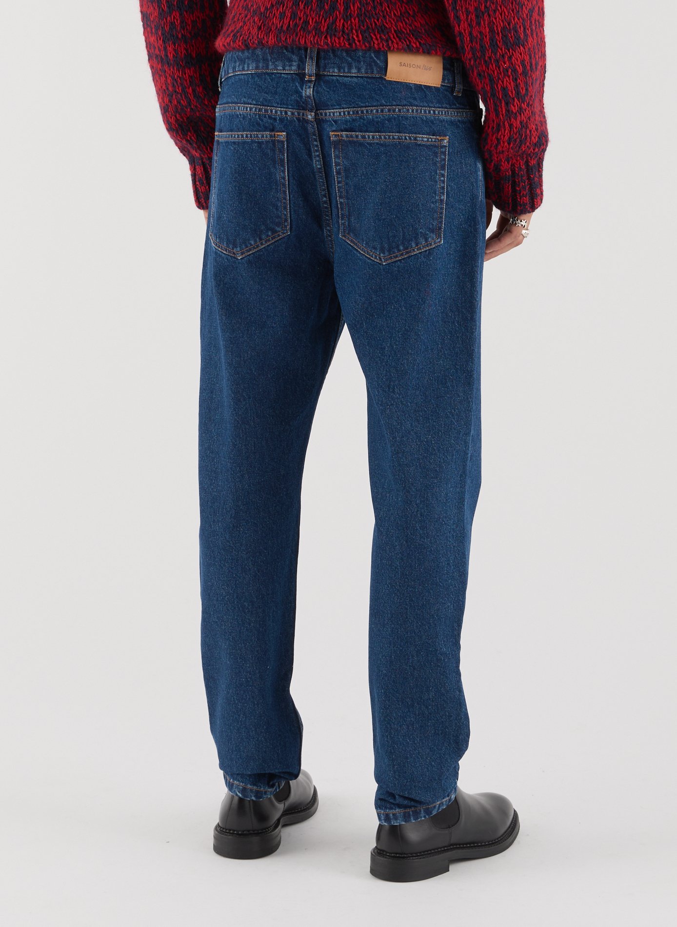 Leather ankle boots  SAISON 1865 Black