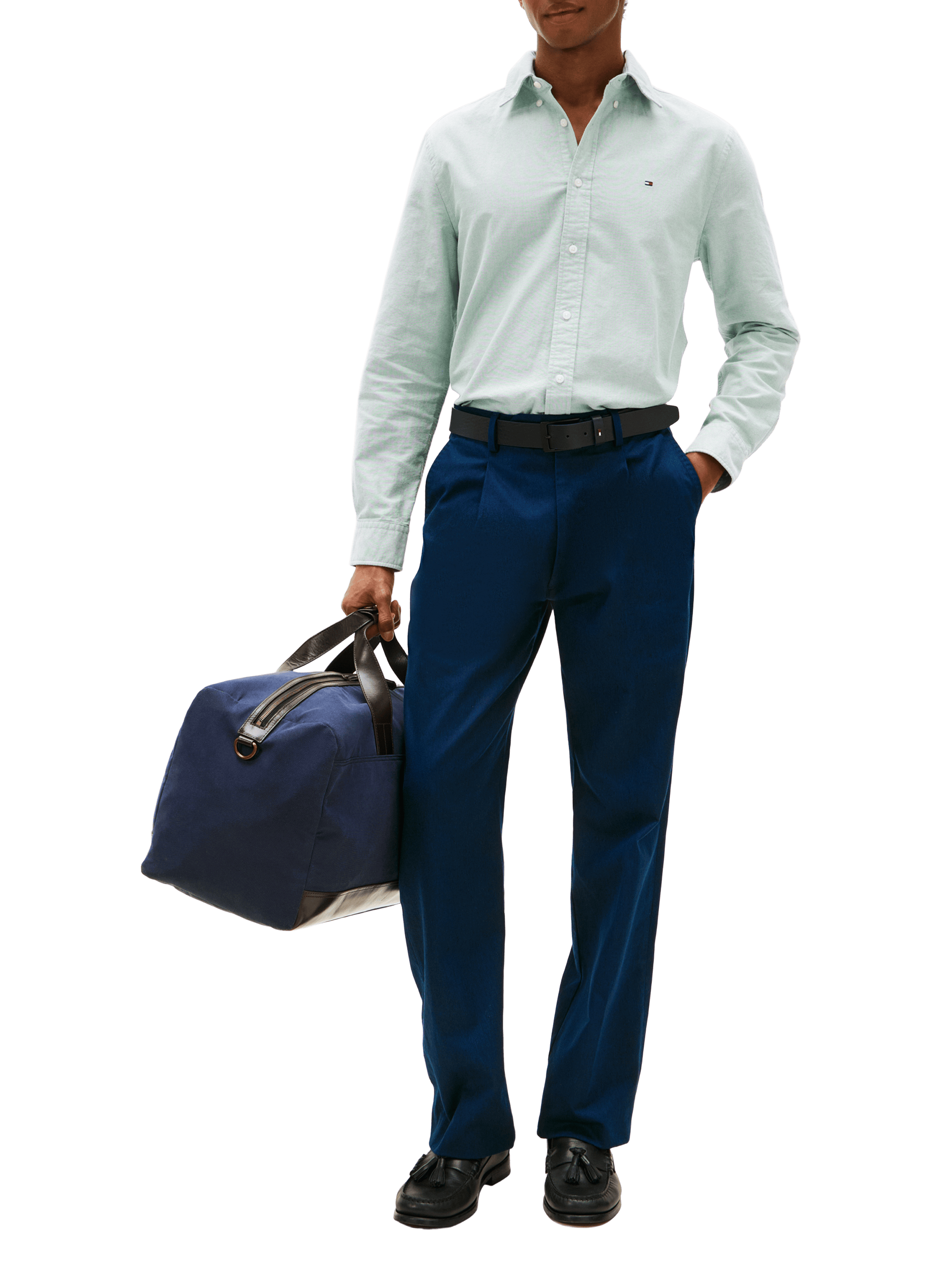  Cotton shirt TOMMY HILFIGER Green