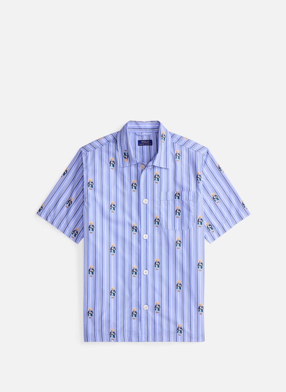 Chemise haut de pyjama en coton Bleu by POLO RALPH LAUREN POLO RALPH LAUREN Chemise haut de pyjama en coton Bleu