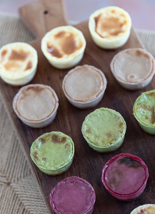 Michalak coffee shop patisseries mini flans