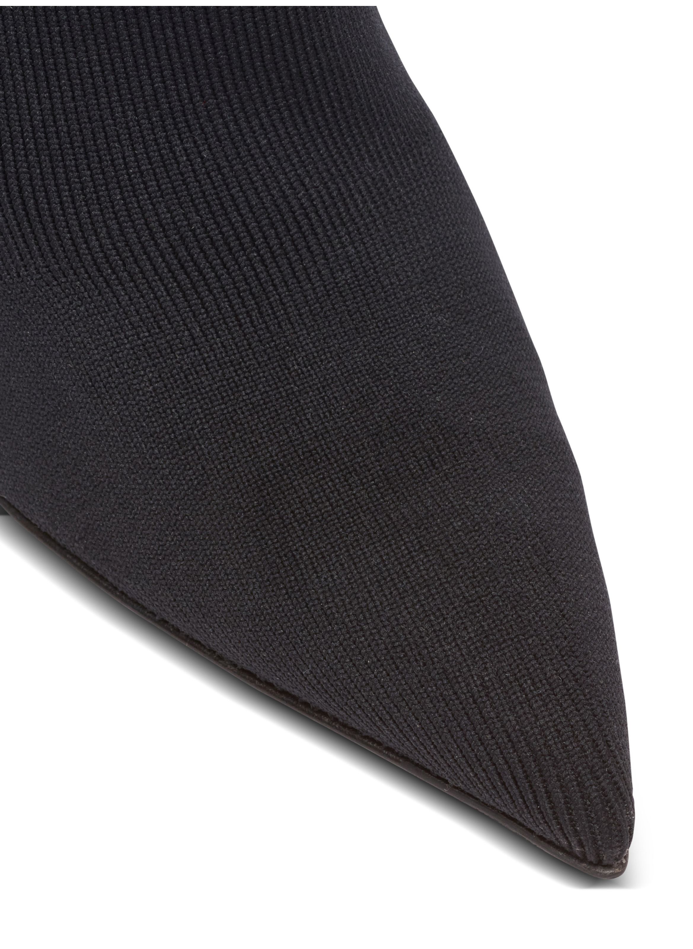 Bottines wedge en maille BALMAIN Noir