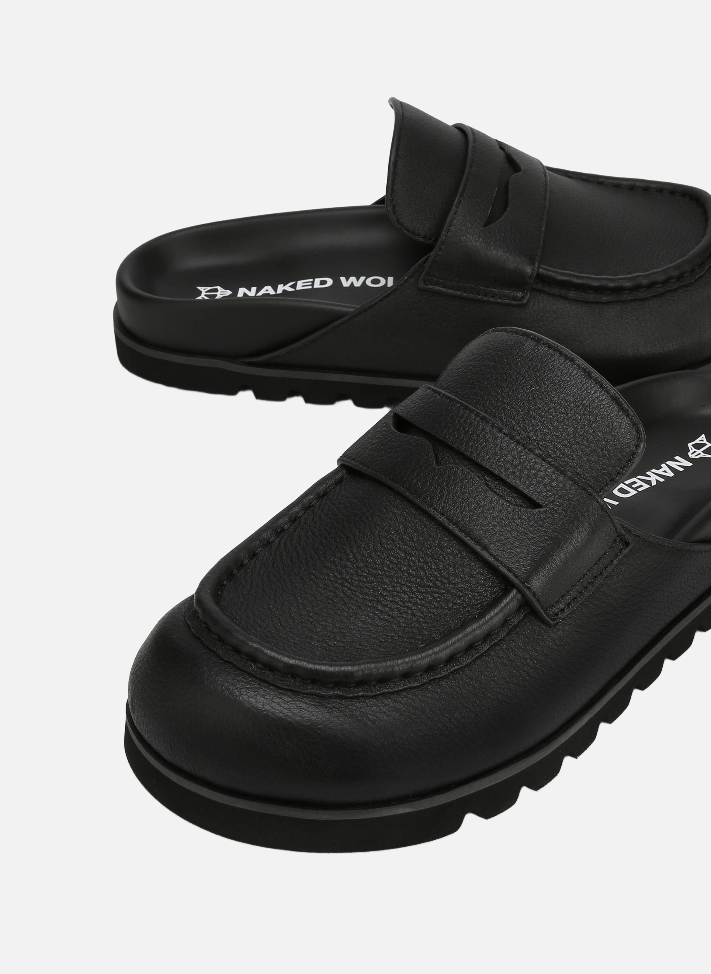 Mocassins cord NAKED WOLFE Noir