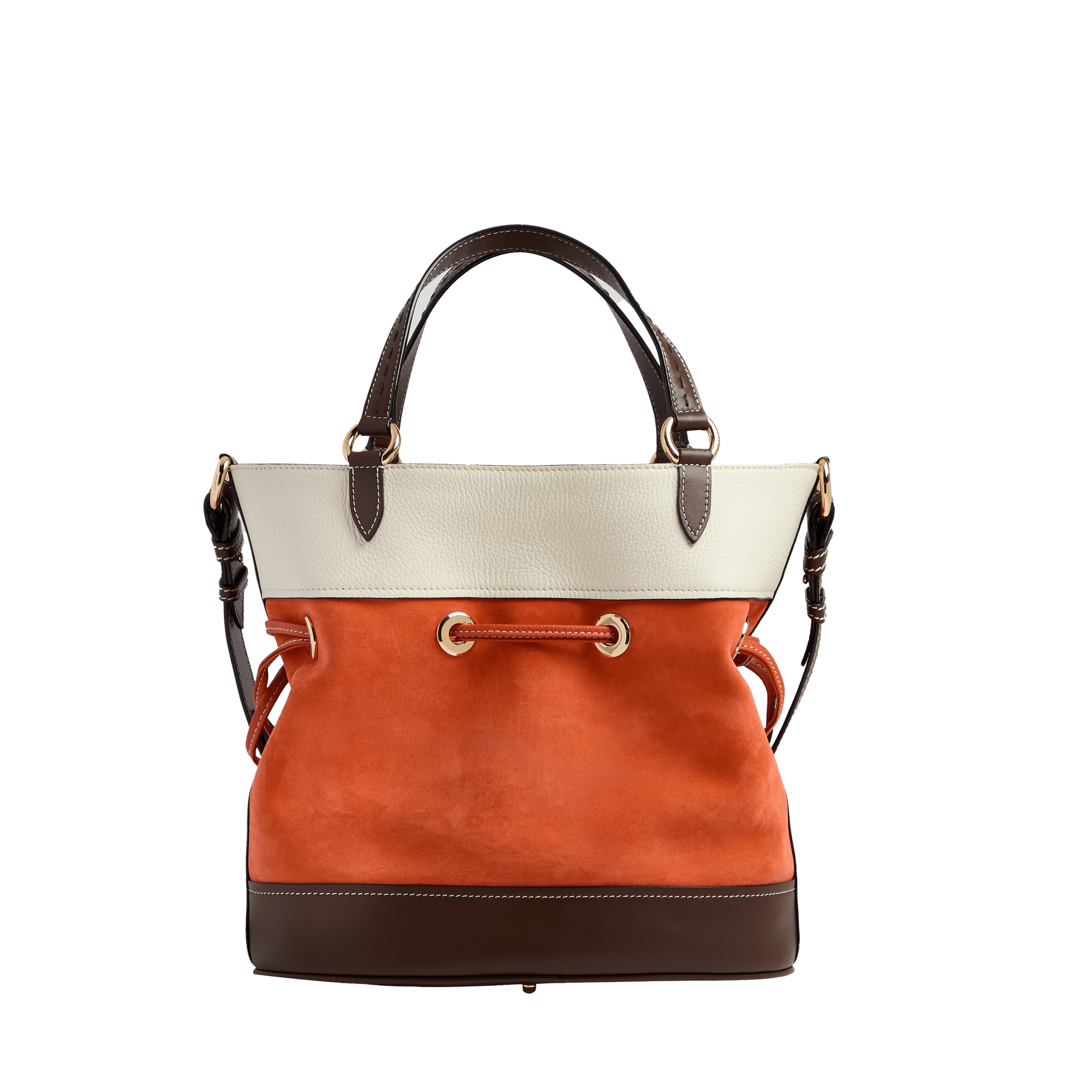Sac seau m premier flirt de lancel en cuir LANCEL Orange