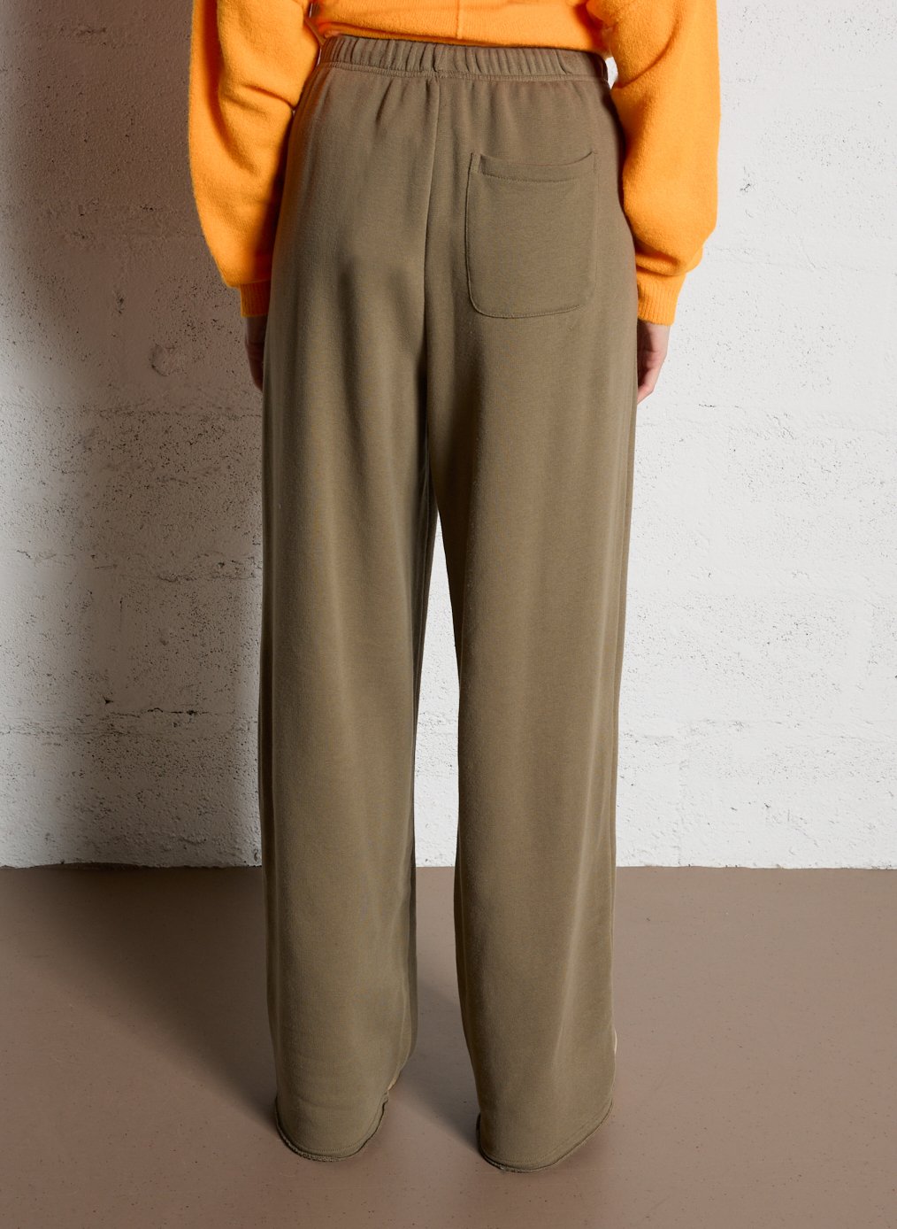 Jogging ample en coton mélangé atubay AMERICAN VINTAGE Vert