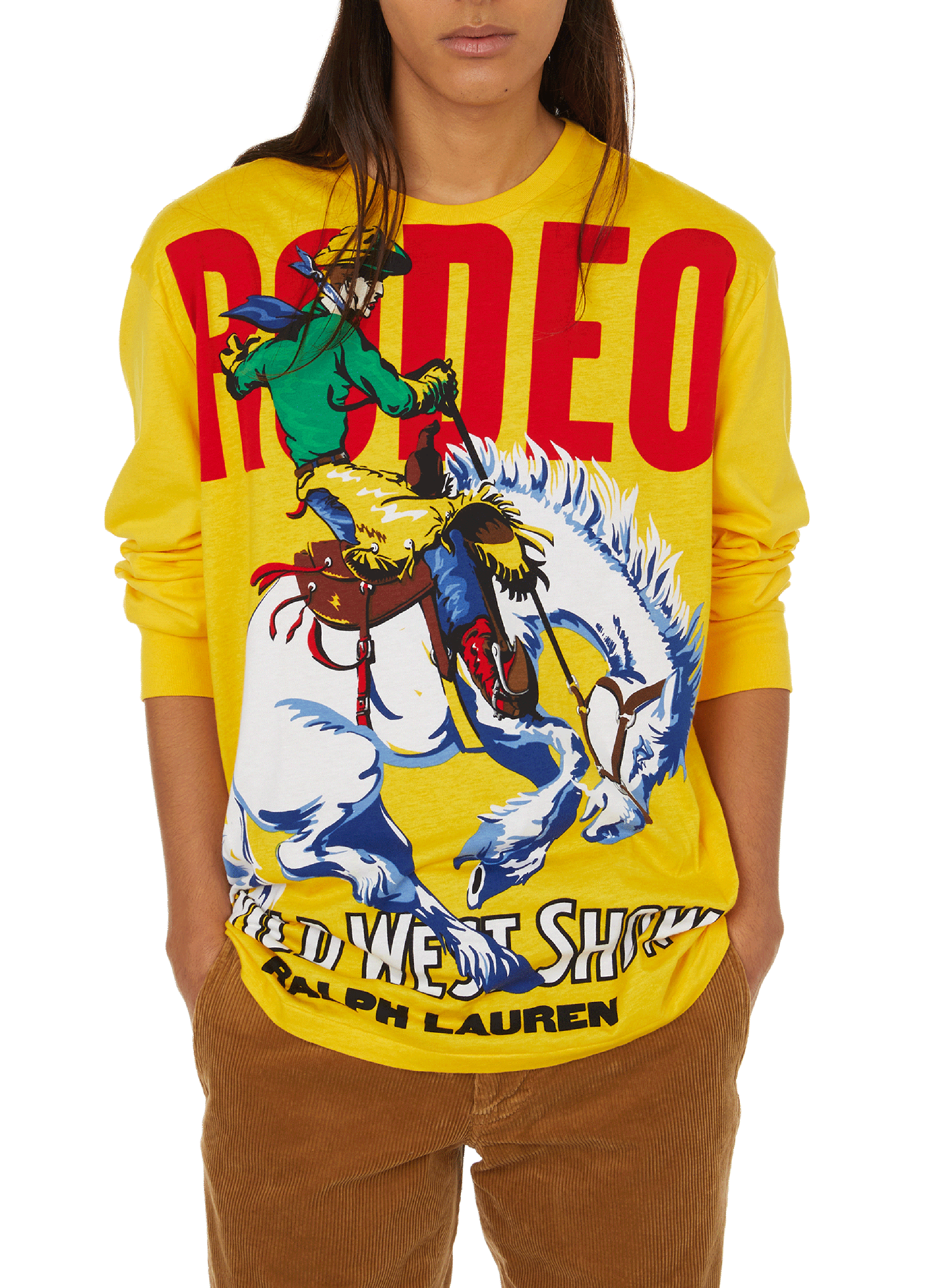 Cotton T-shirt POLO RALPH LAUREN Yellow