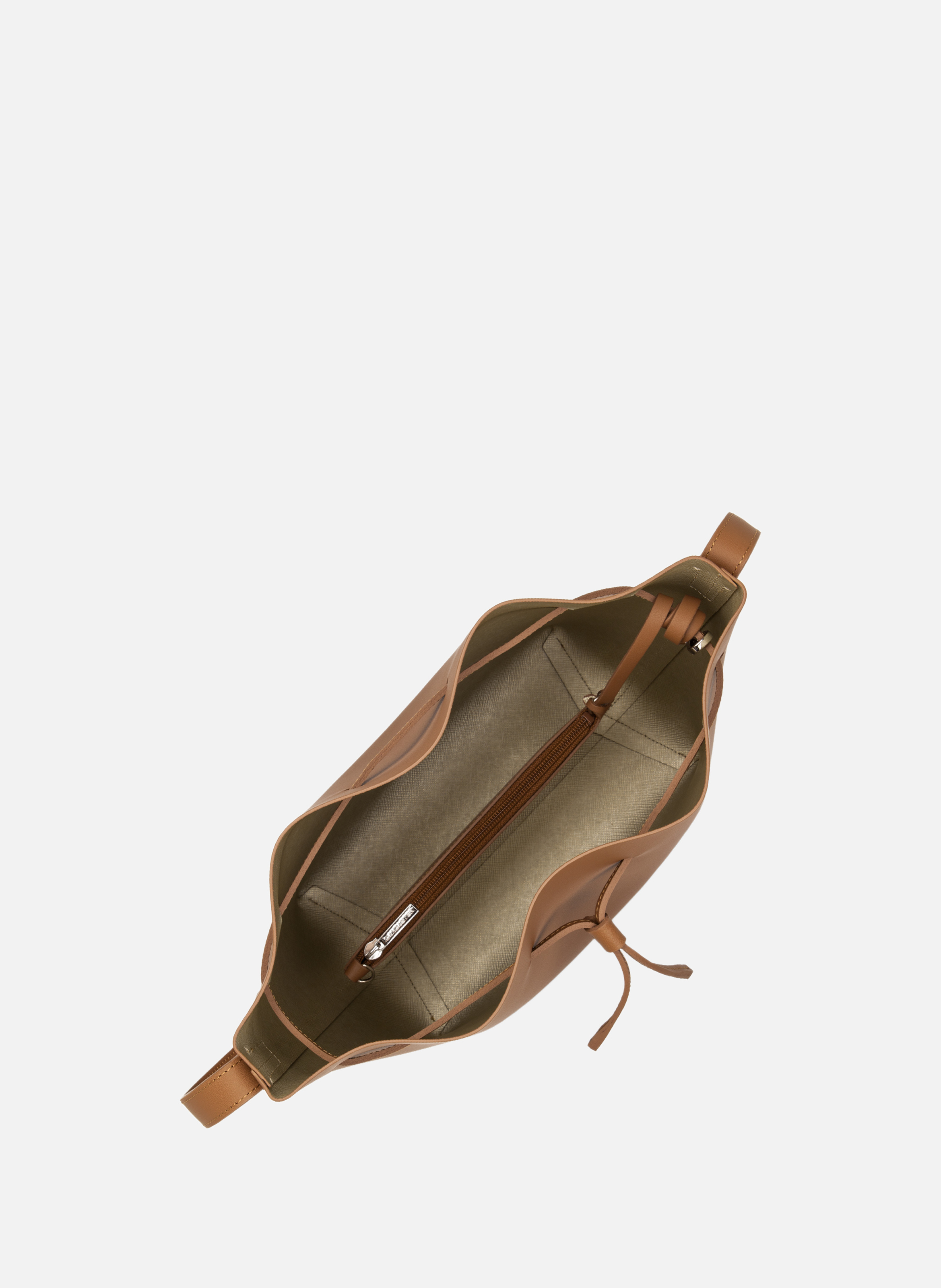 Large bucket bag - Pur & Element City LANCASTER Brown