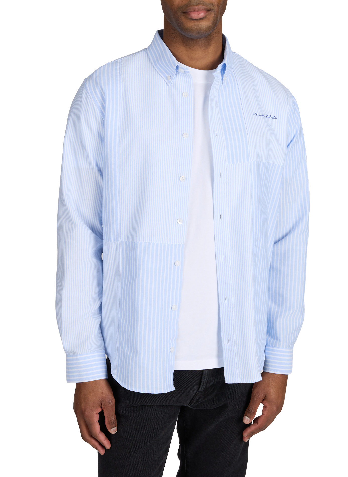 Chemise Bonne graine en coton MAISON LABICHE Bleu