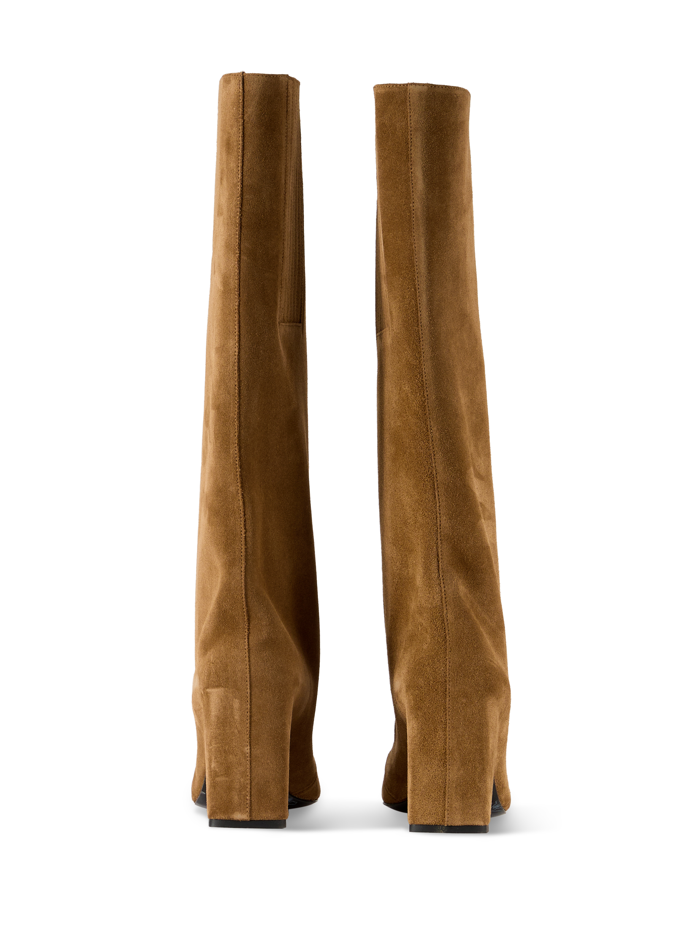 High suede leather boots COPERNI Brown