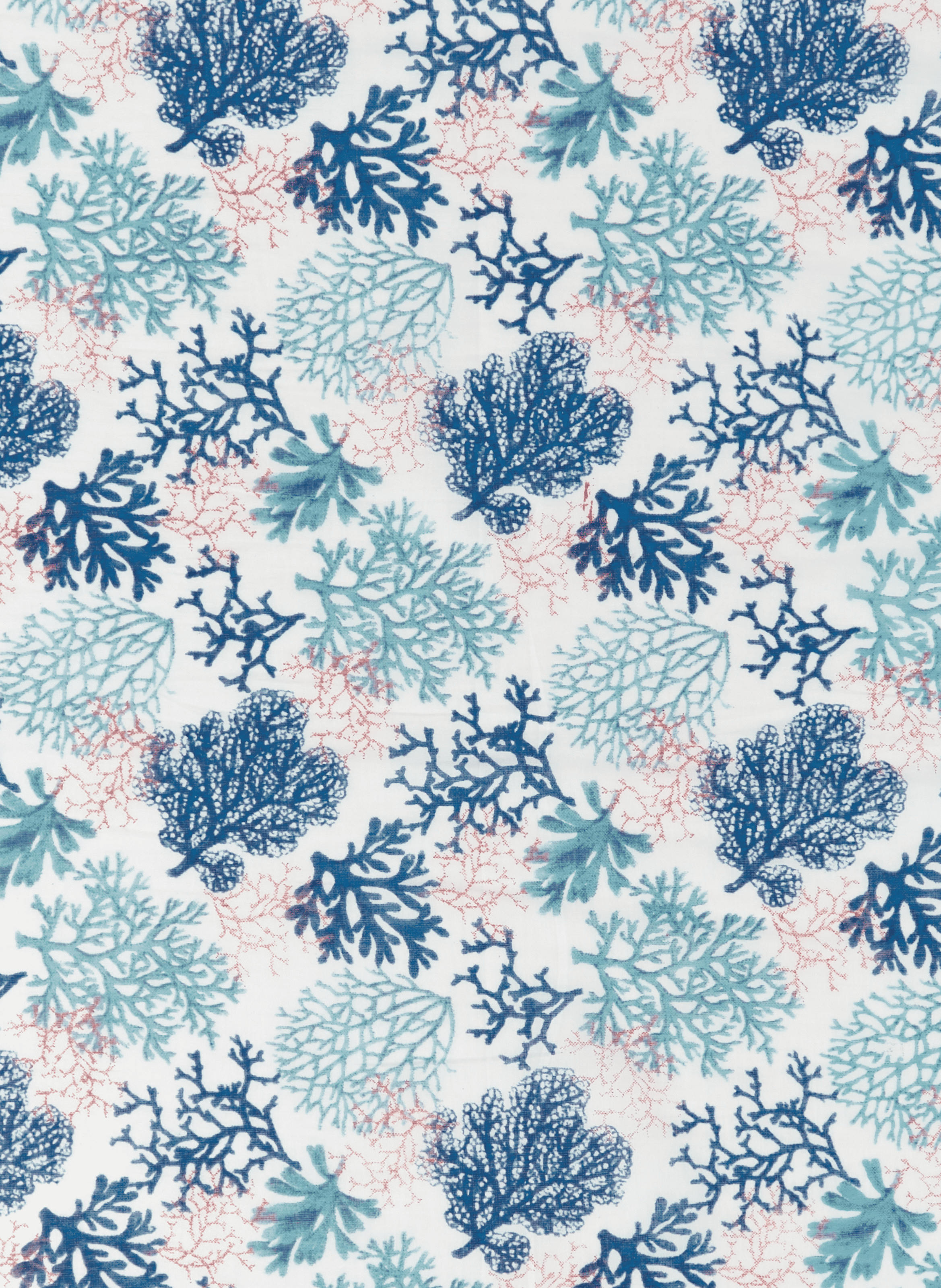 Printed stole AU PRINTEMPS PARIS Blue