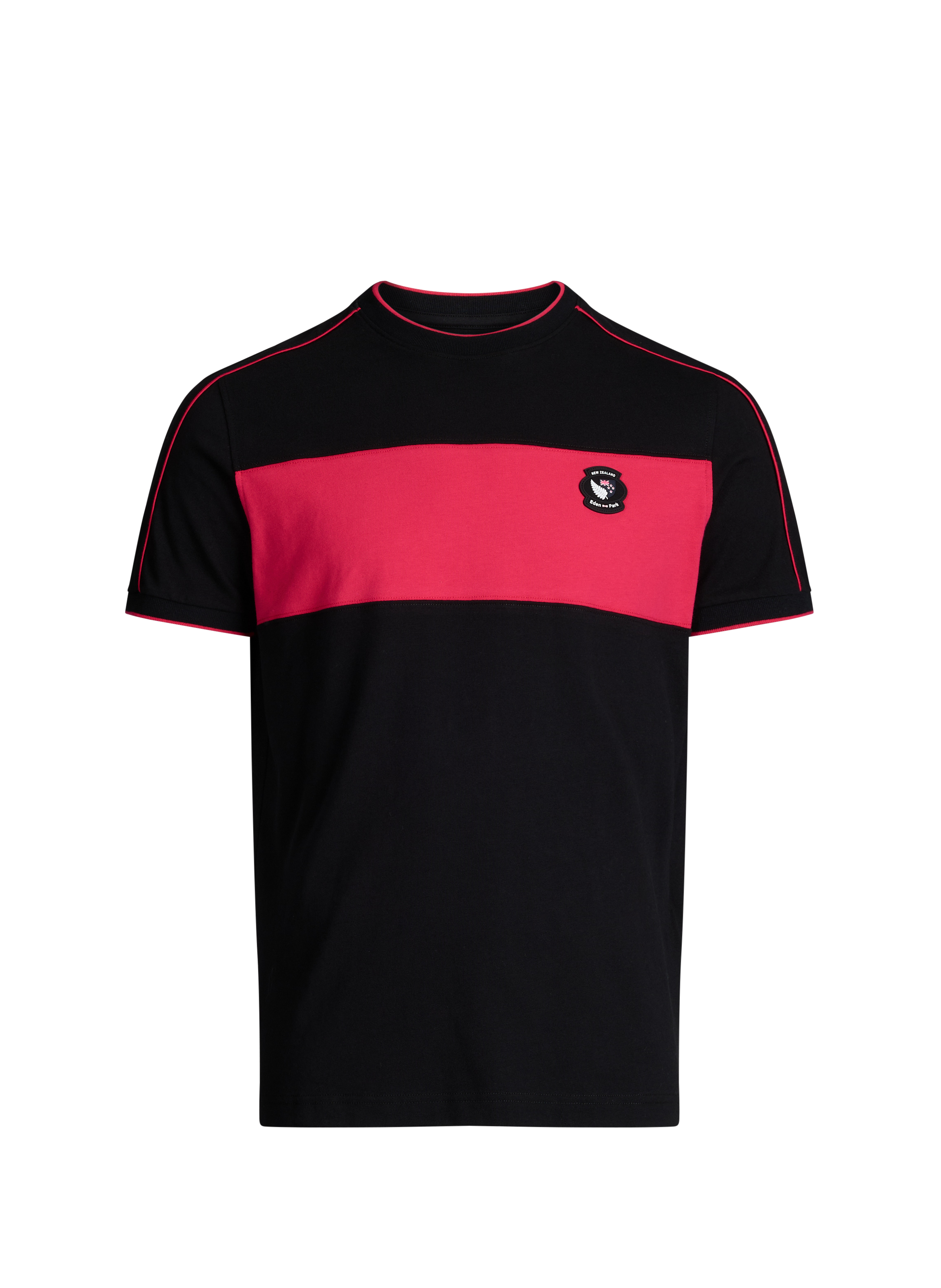 T-shirt à manches courtes New Zealand en coton EDEN PARK Noir