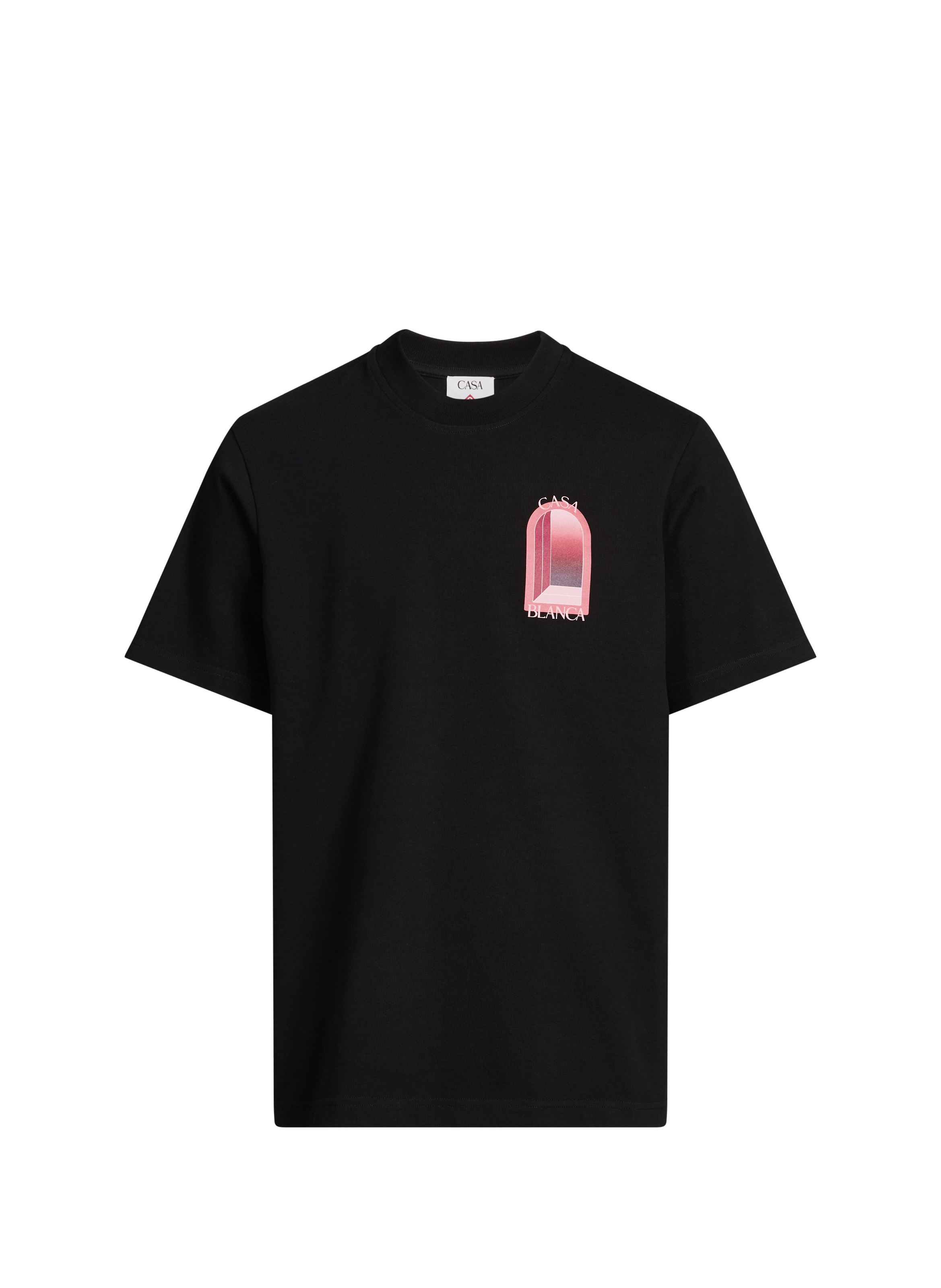 T-shirt imprimé à col rond en coton CASABLANCA PARIS Multicolore