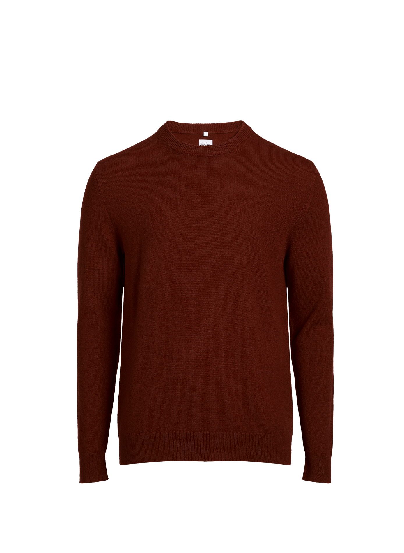  Cashmere round-neck jumper  Marron