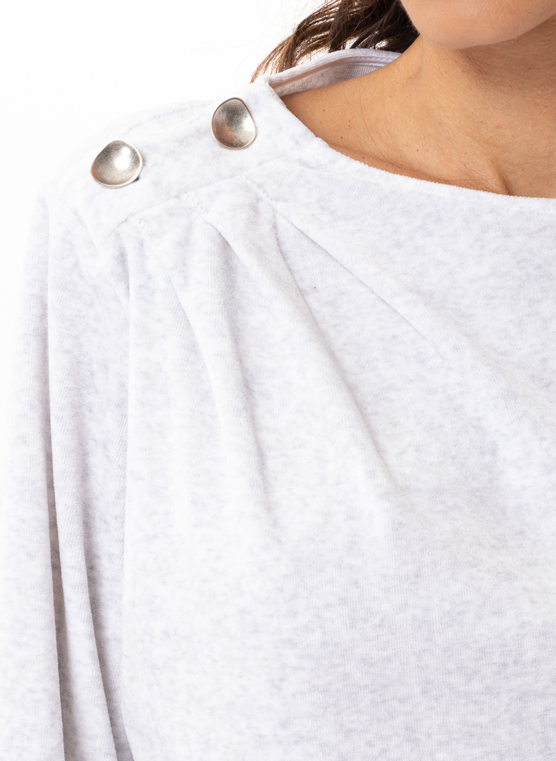 Ensemble homewear en velours relax 222 LE CHAT Gris