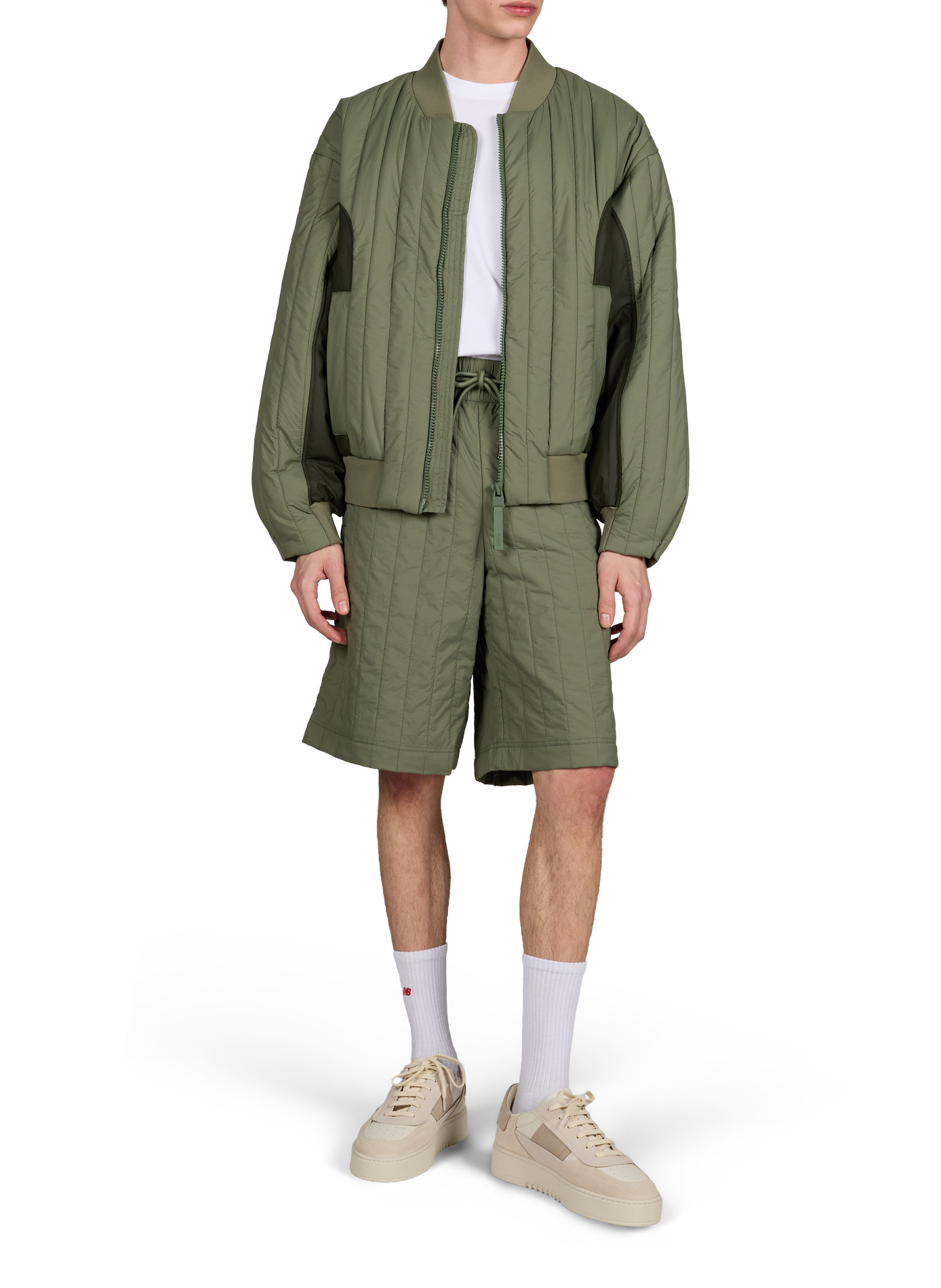 Quilted Koya Vision Jacket RAINS Green