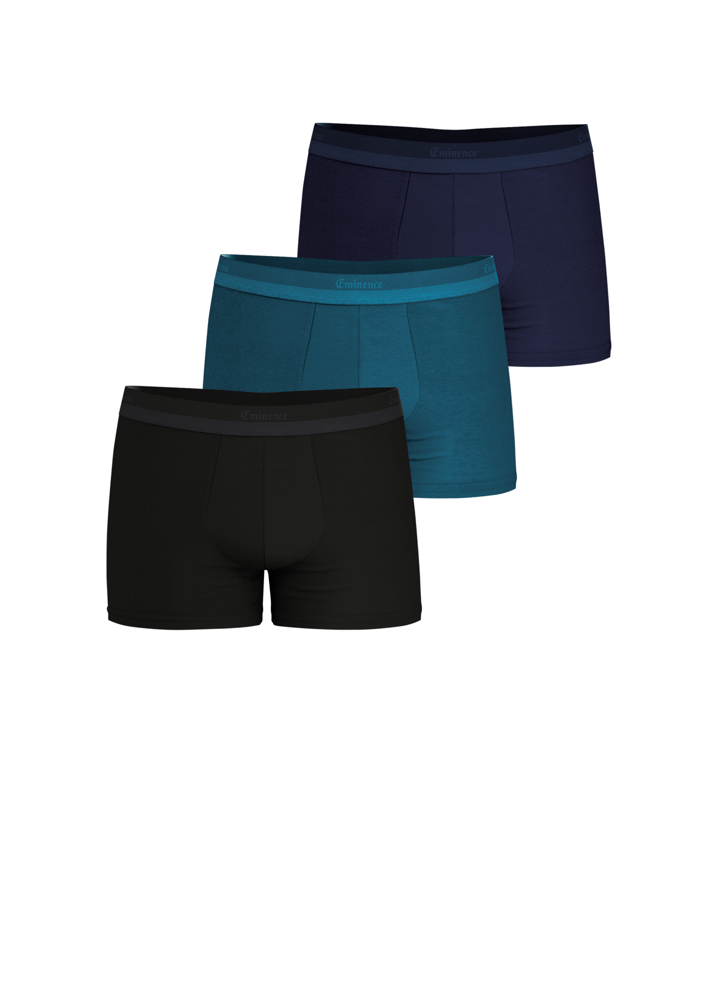 Lot de 3 boxers en coton Studio EMINENCE Multicolore