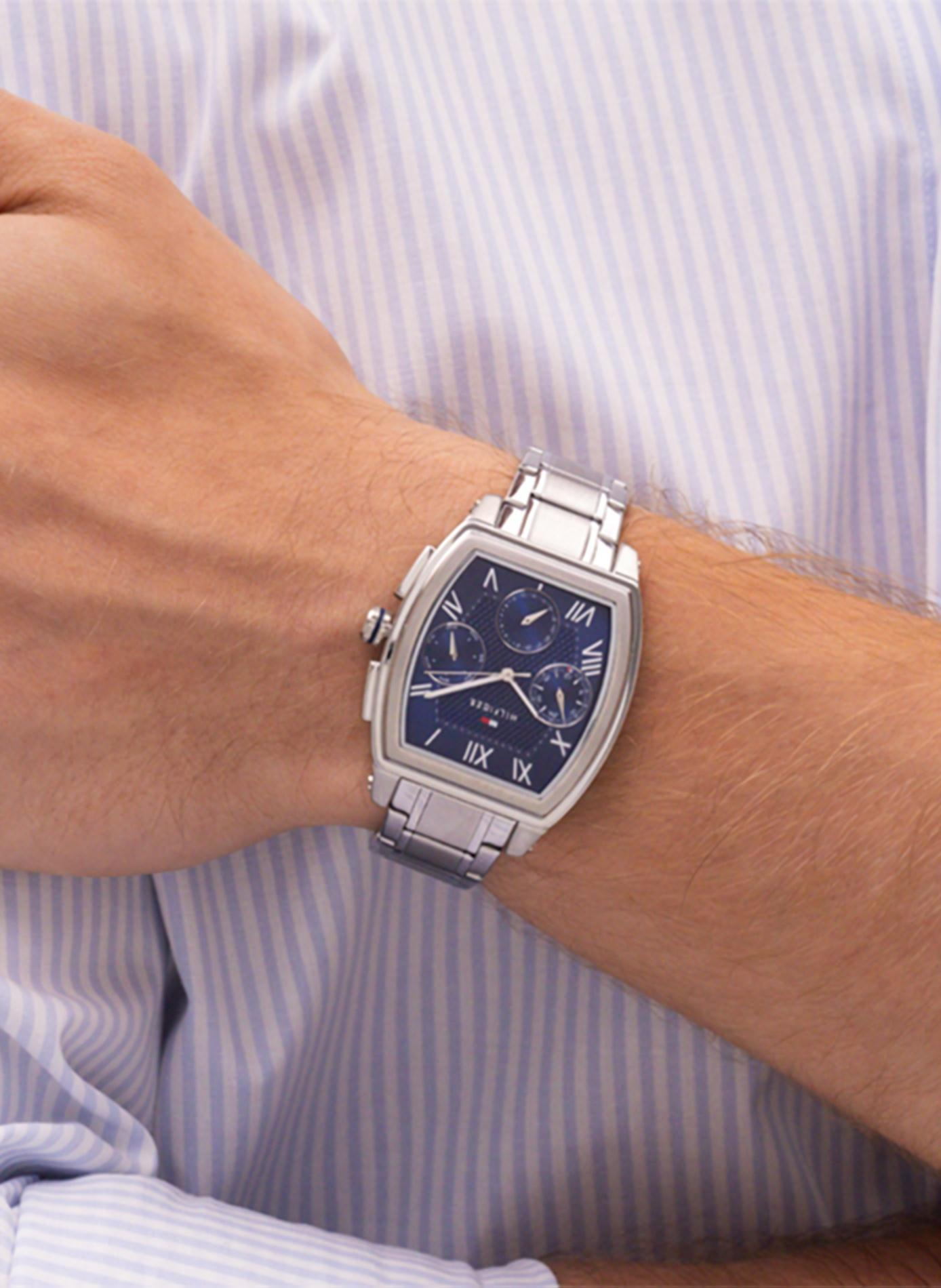 Montre TH-Oxford en acier inoxydable TOMMY HILFIGER MONTRES Argent