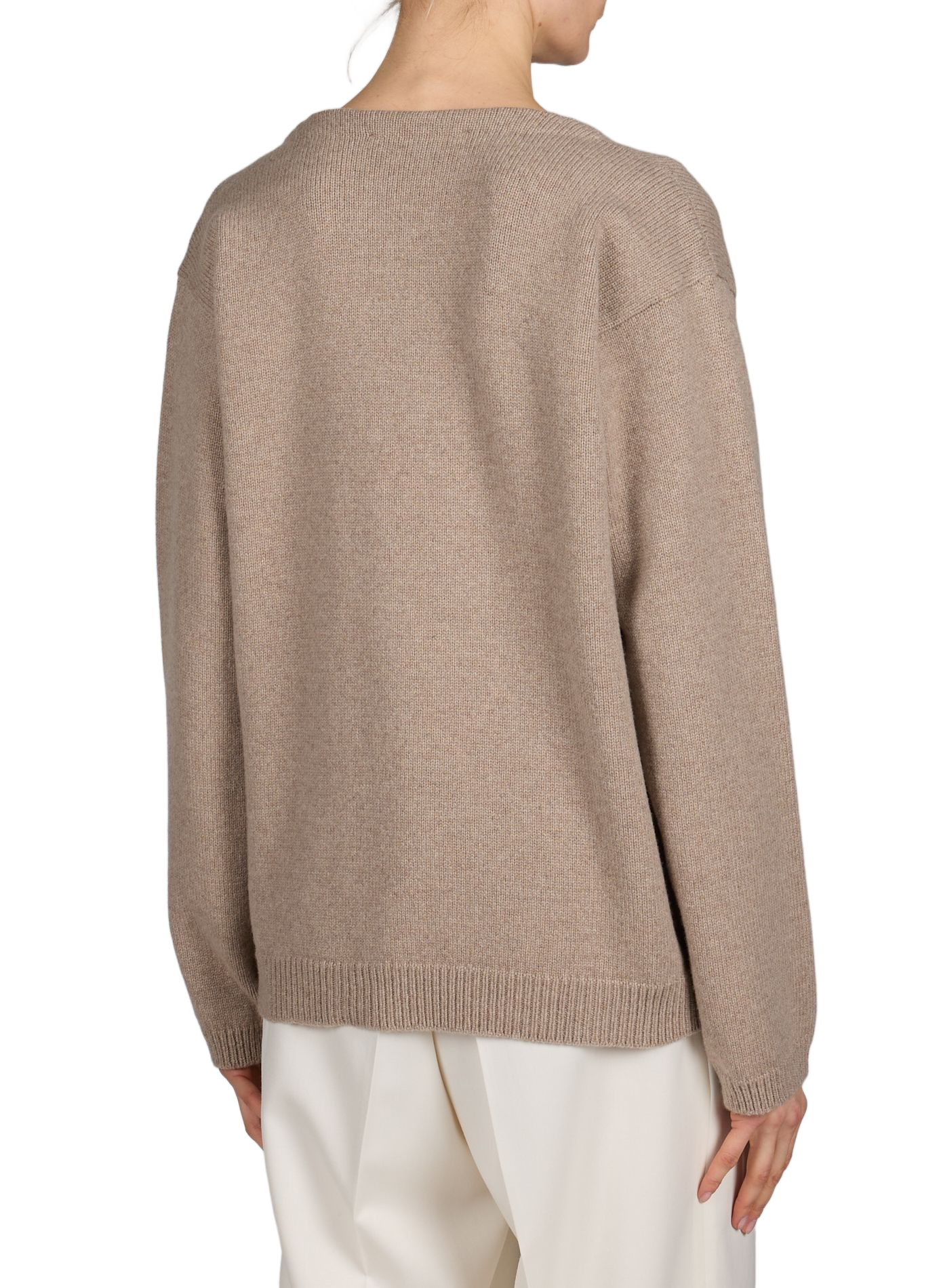 Cardigan en laine et cachemire ROHE FRAMES Beige