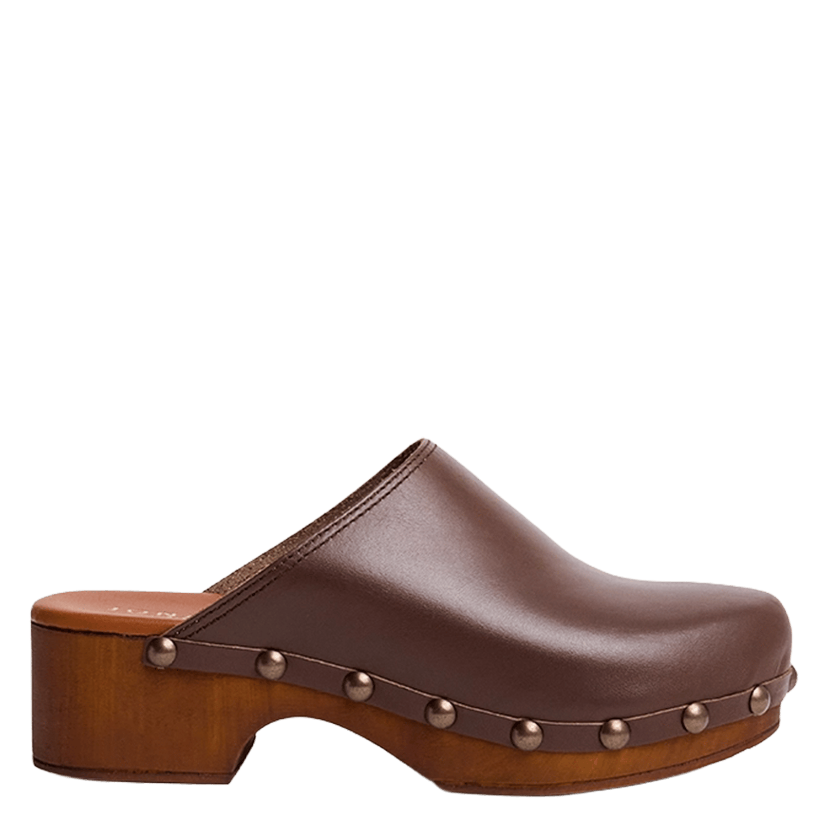 Sabots en cuir naky JONAK Marron