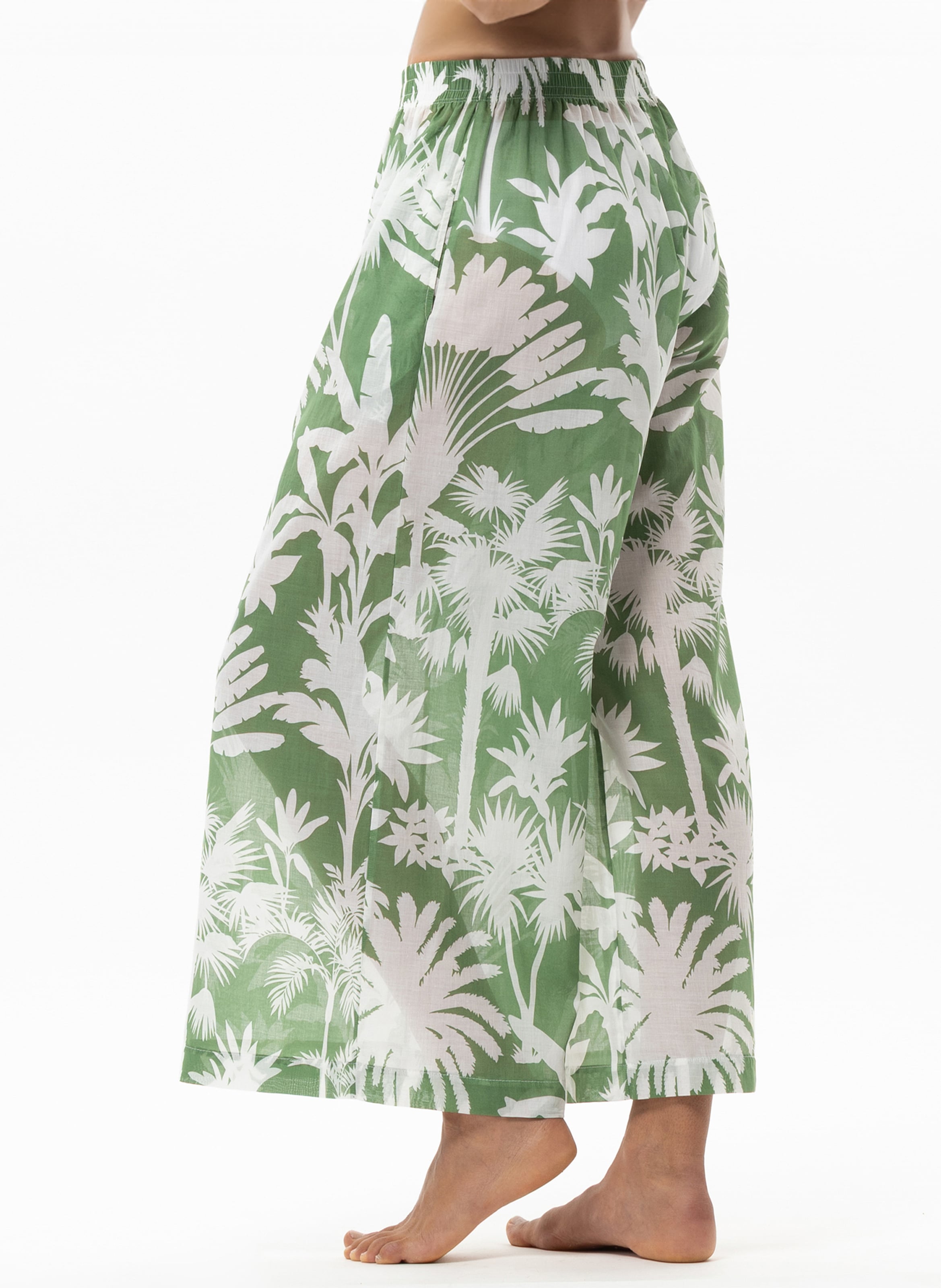 Pantalon en voile de coton bronzette 280 LE CHAT Multicolore