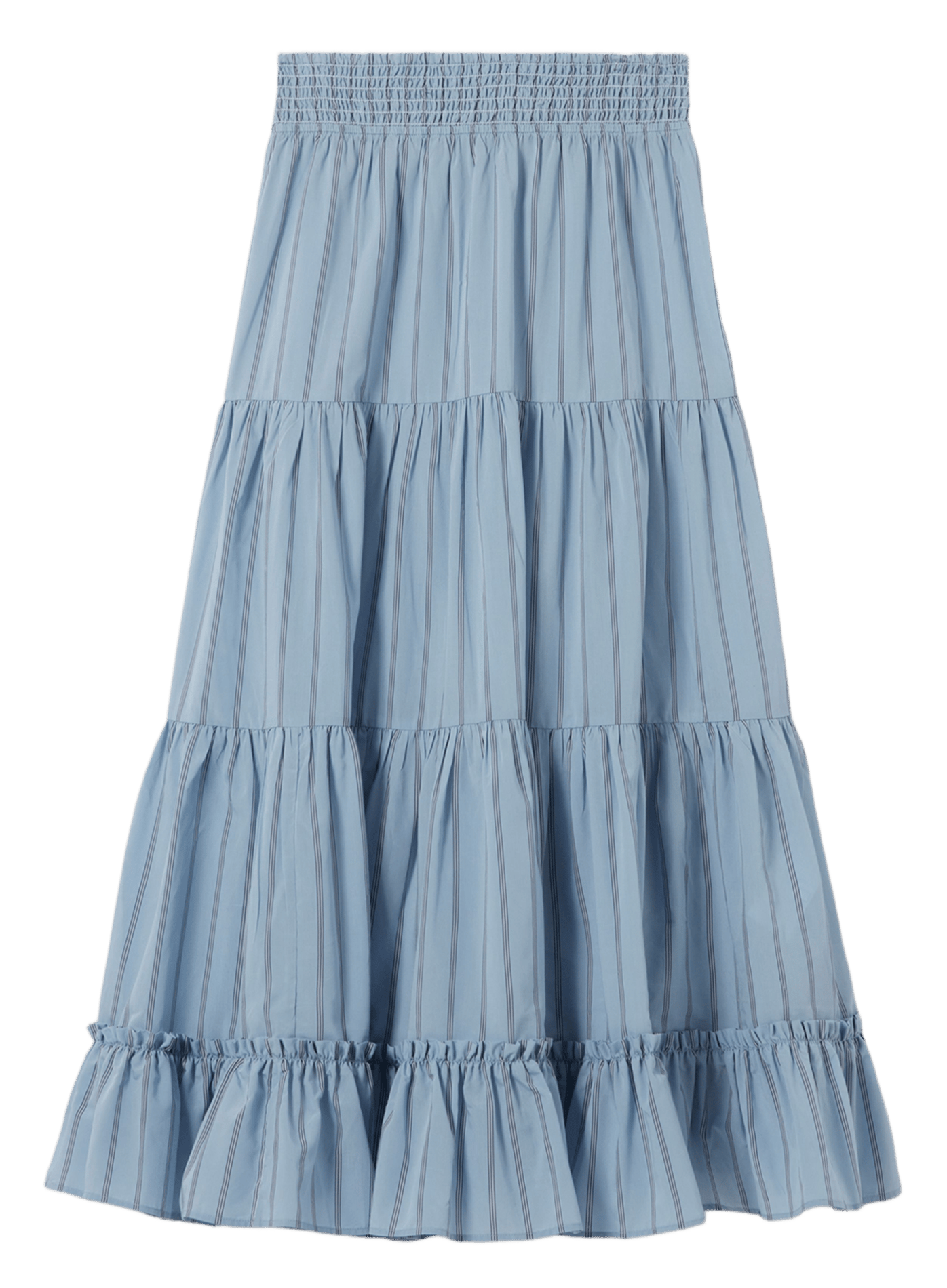 Jupe évasée rayée CLAUDIE PIERLOT Multicolore