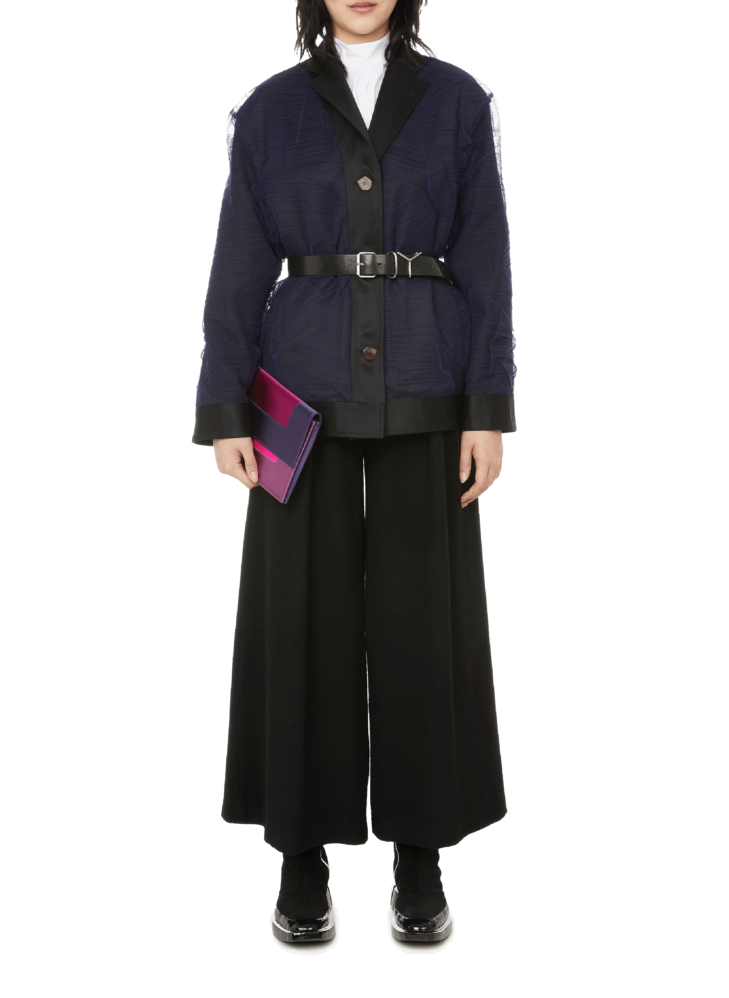Chaqueta reversible de lana | Negro VICTORIA/TOMAS Mujer