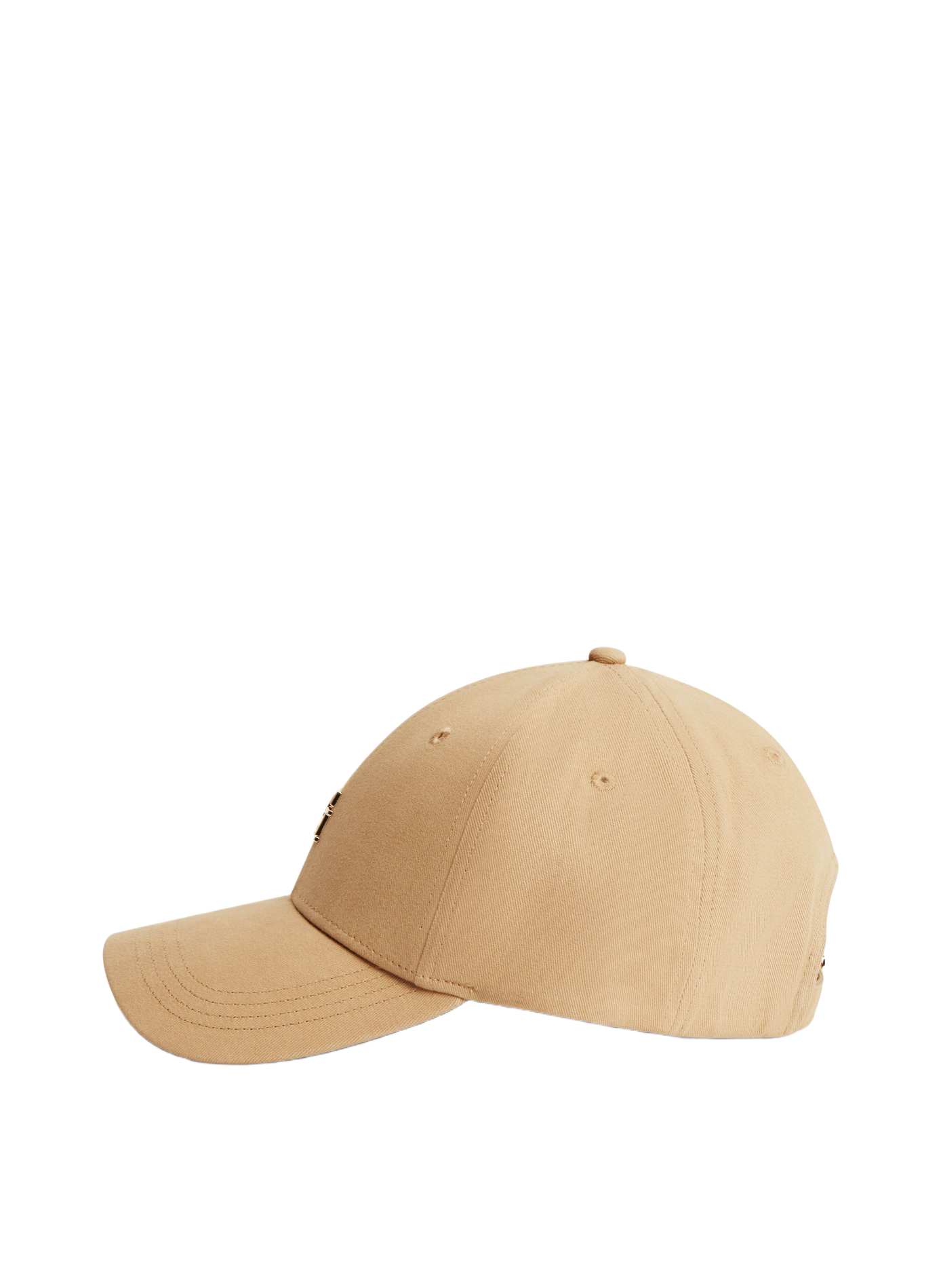 Embroidered cotton baseball cap TOMMY HILFIGER Beige