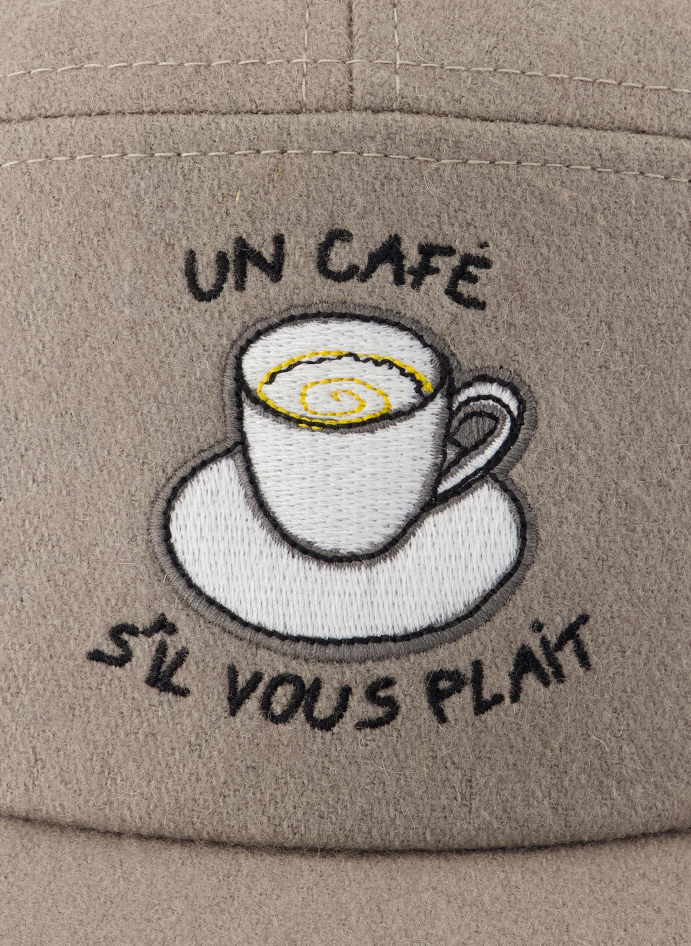 Wool-blend baseball cap MAISON LABICHE Beige