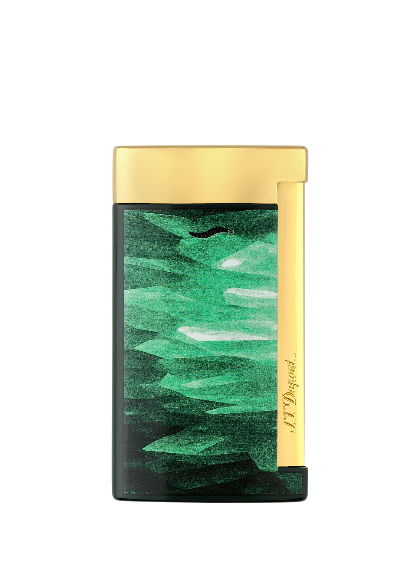 Accendino slim 7 laccato Geode S.T. DUPONT Verde
