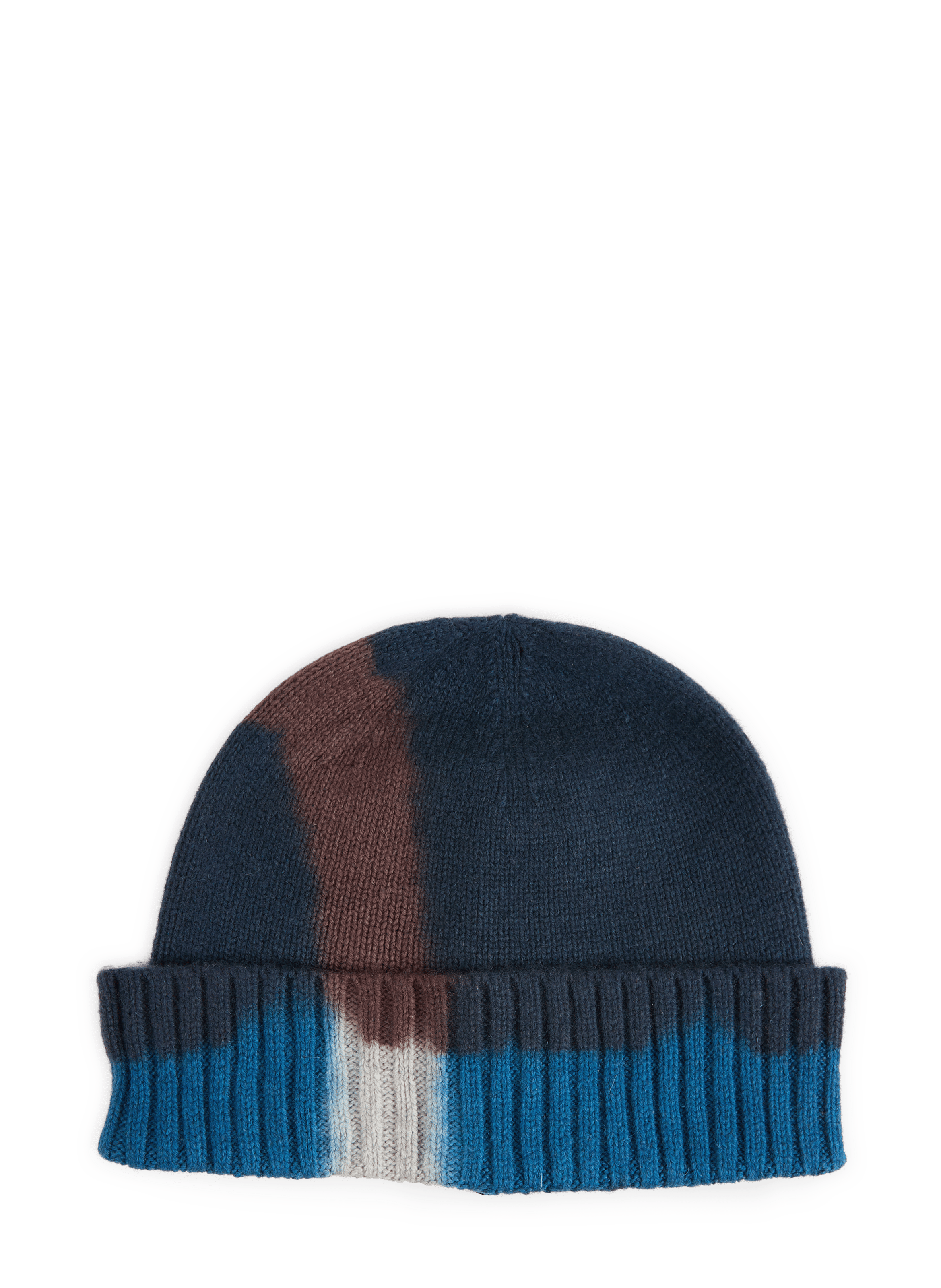 Bonnet multicolore en laine mérinos PAUL SMITH Bleu