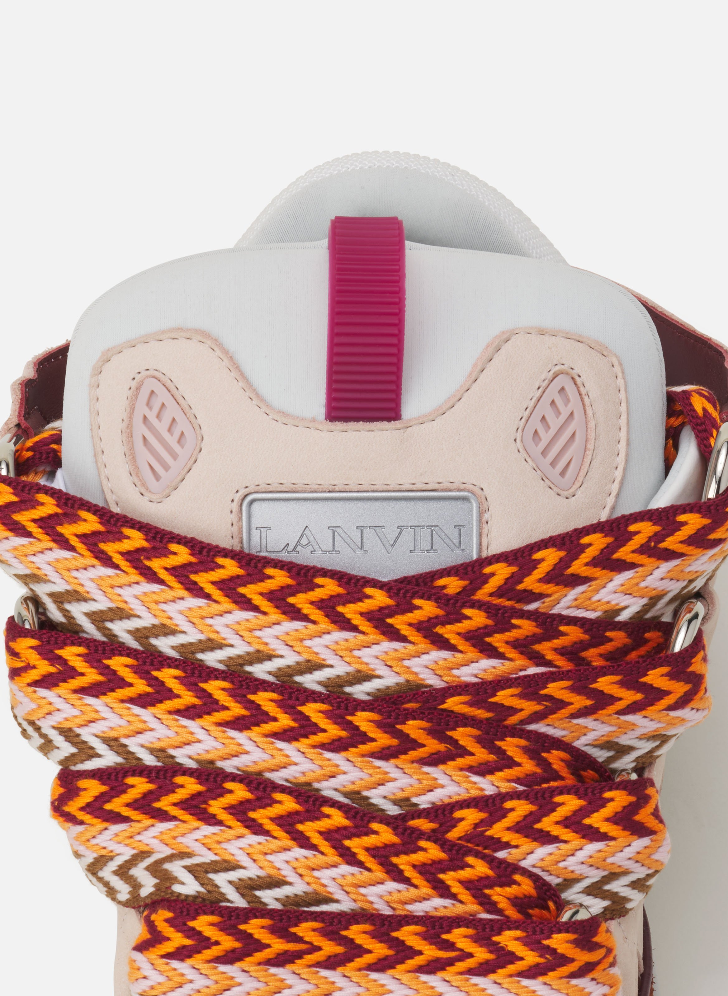 Sneakers curb en cuir LANVIN Rose