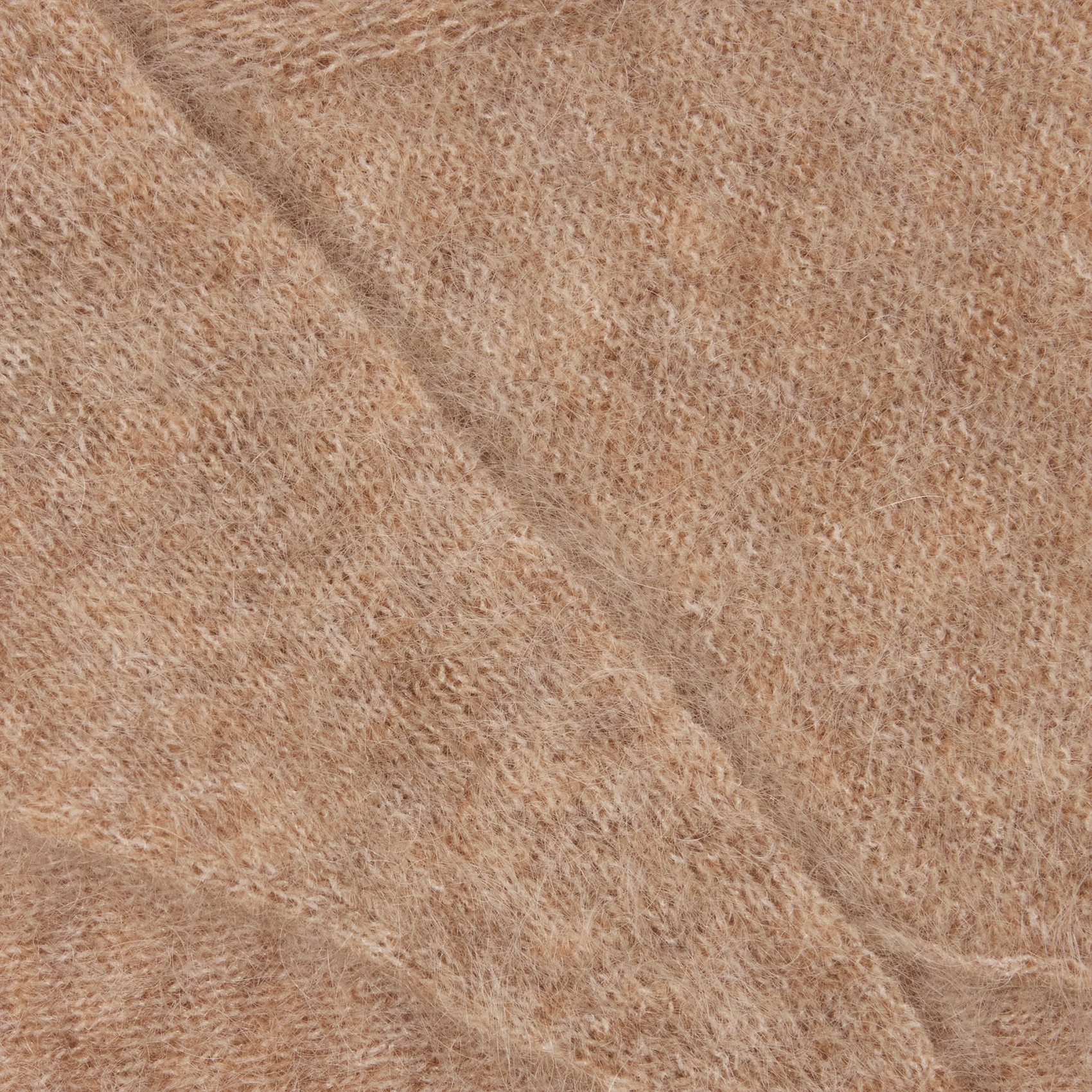 Echarpe triangle en laine mélangée CLAUDIE PIERLOT Beige