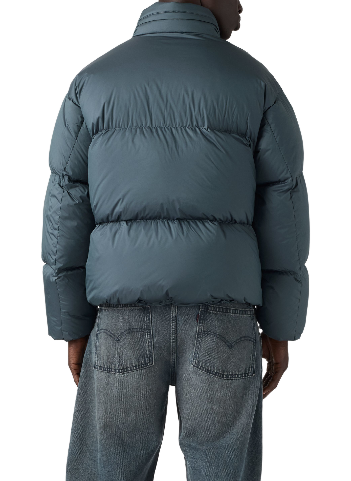 Doudoune droite matelassée unie LEVI'S Bleu