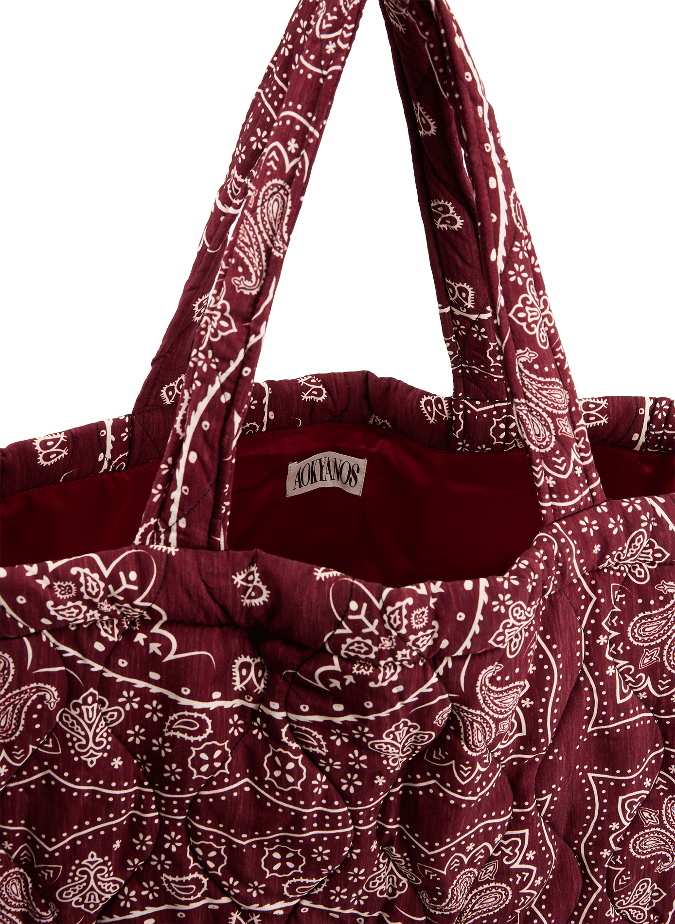 Cabas Philadelphie imprimé bandana AOKYANOS Rot