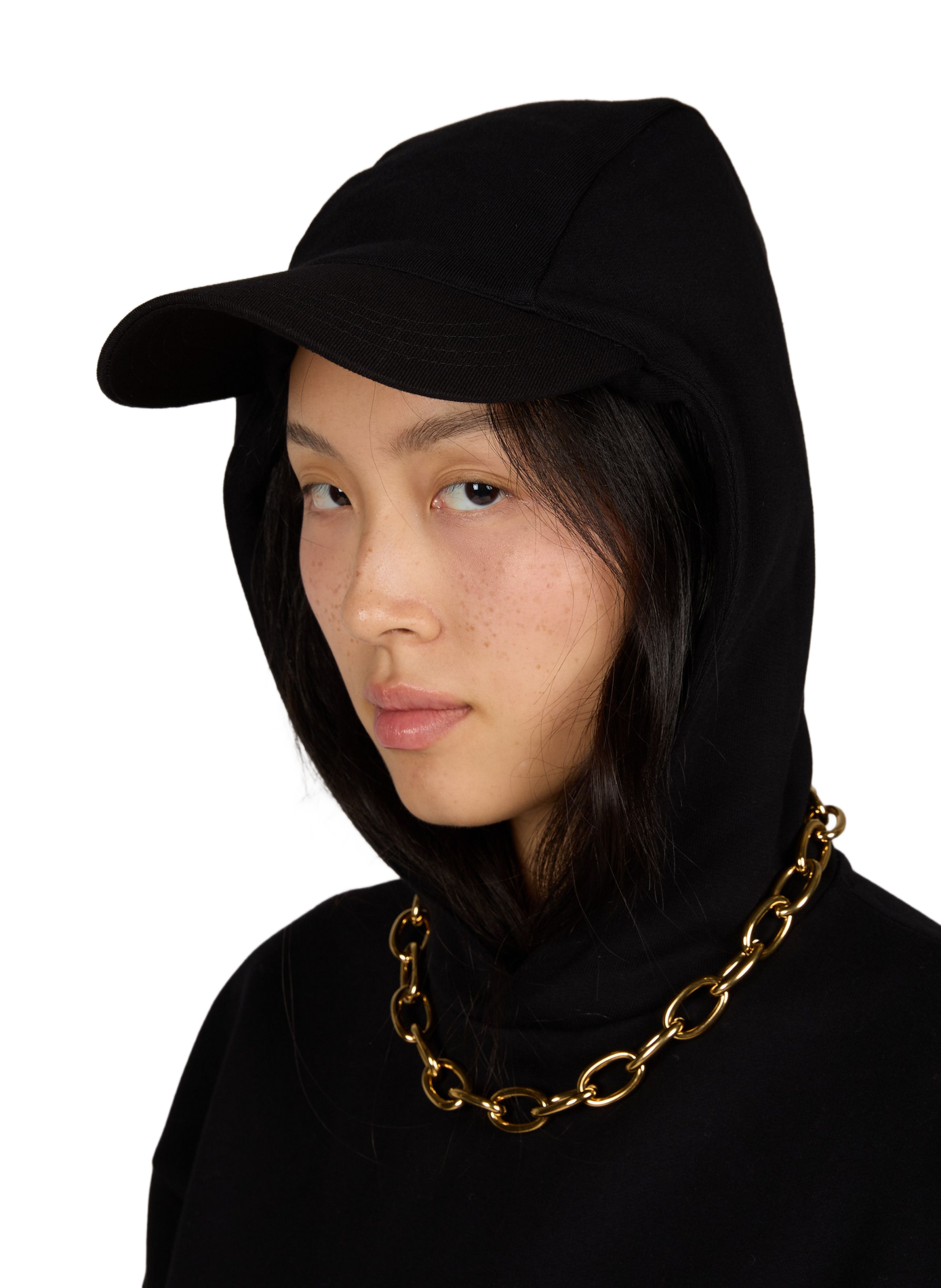 Printed cotton hoodie COPERNI Black