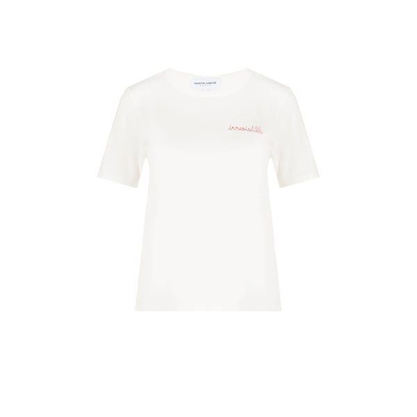 T-shirt Villiers Irresistible en coton et lin