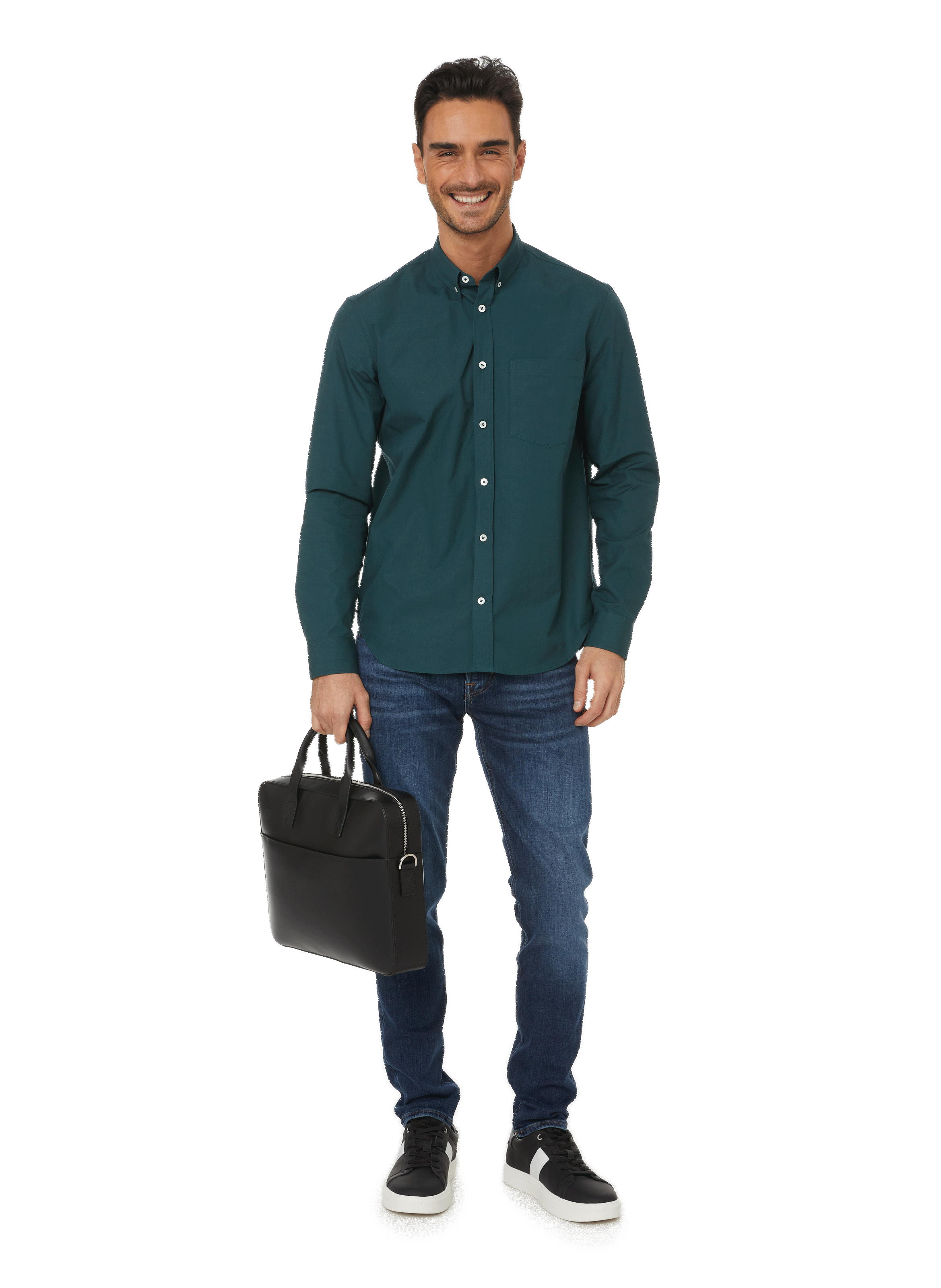 Cotton poplin shirt EDITIONS 102 Green