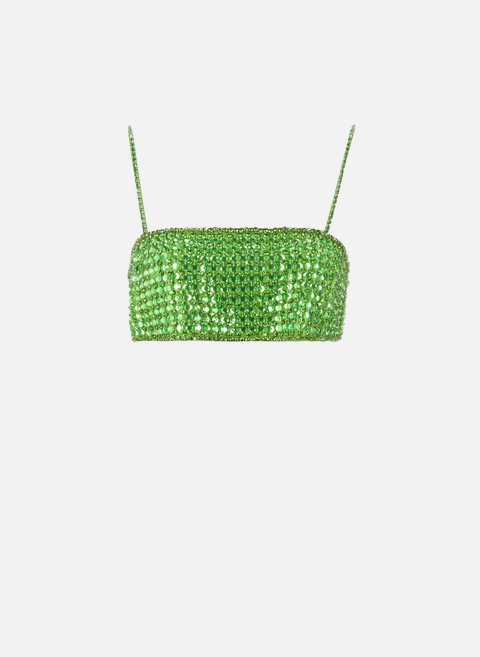Emilia-Top aus grünem KristallRETROFETE 