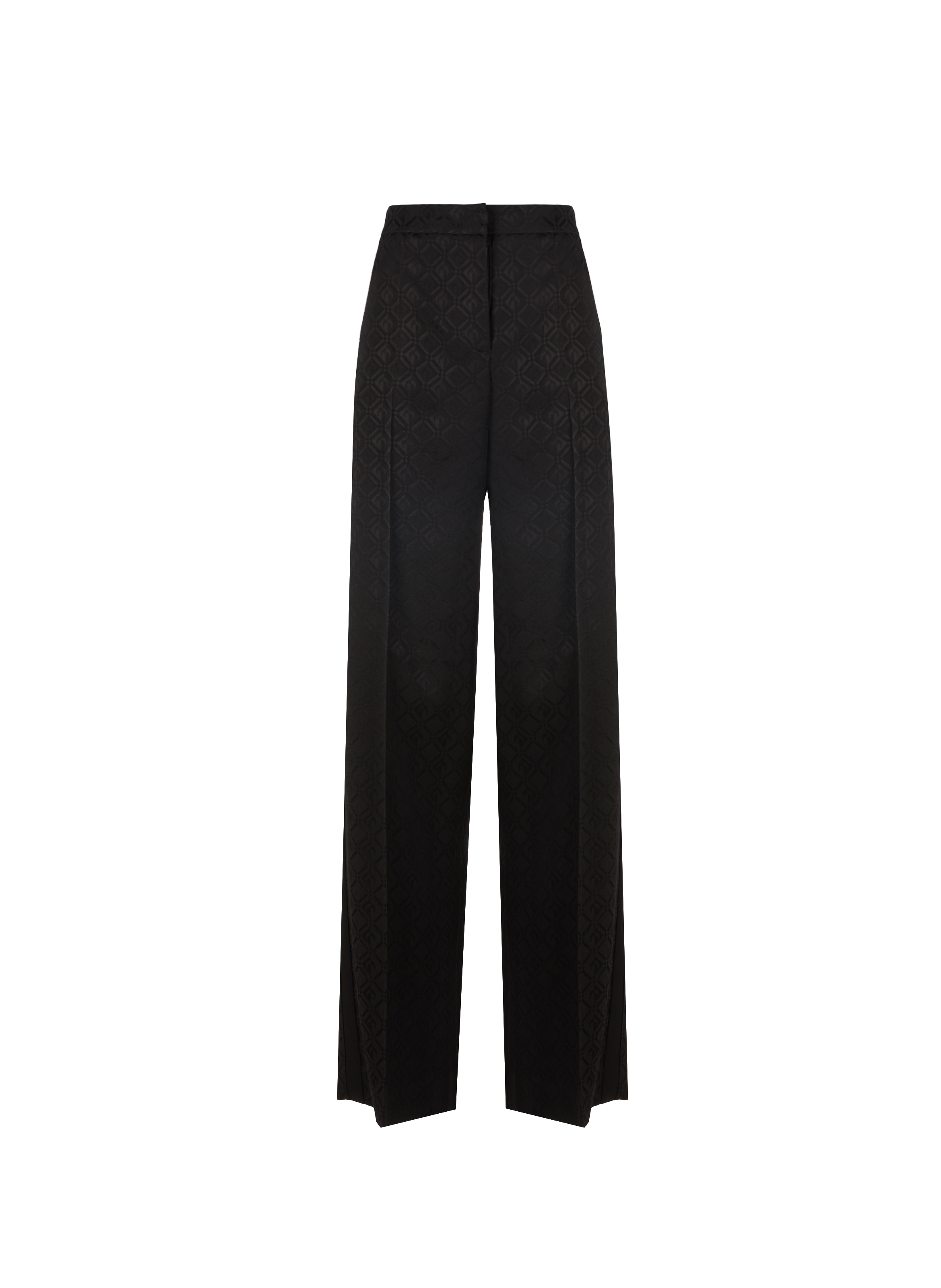 Pantalon droit à imprimé  MARINE SERRE Noir