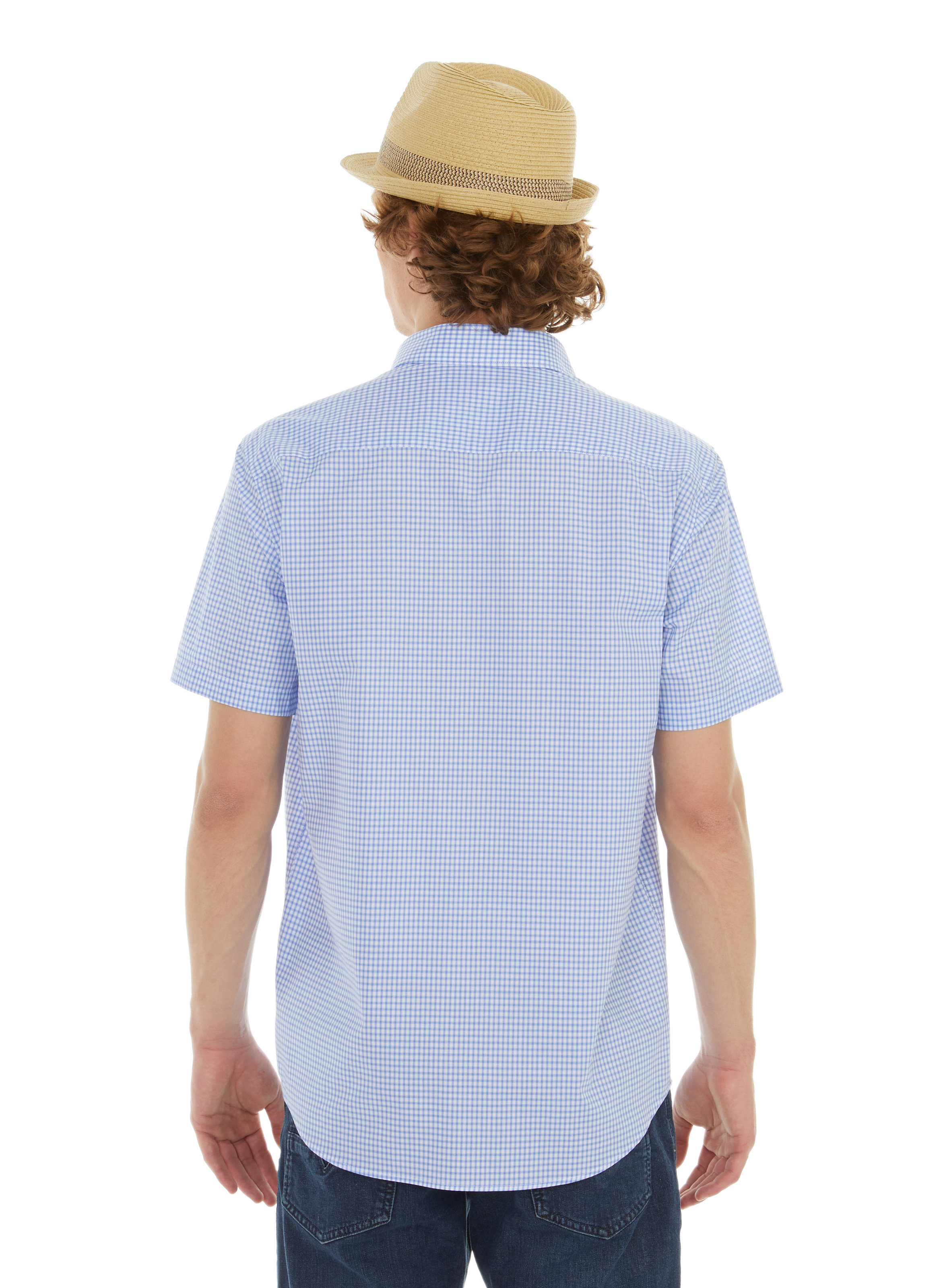 Chemise en coton  AU PRINTEMPS PARIS Bleu