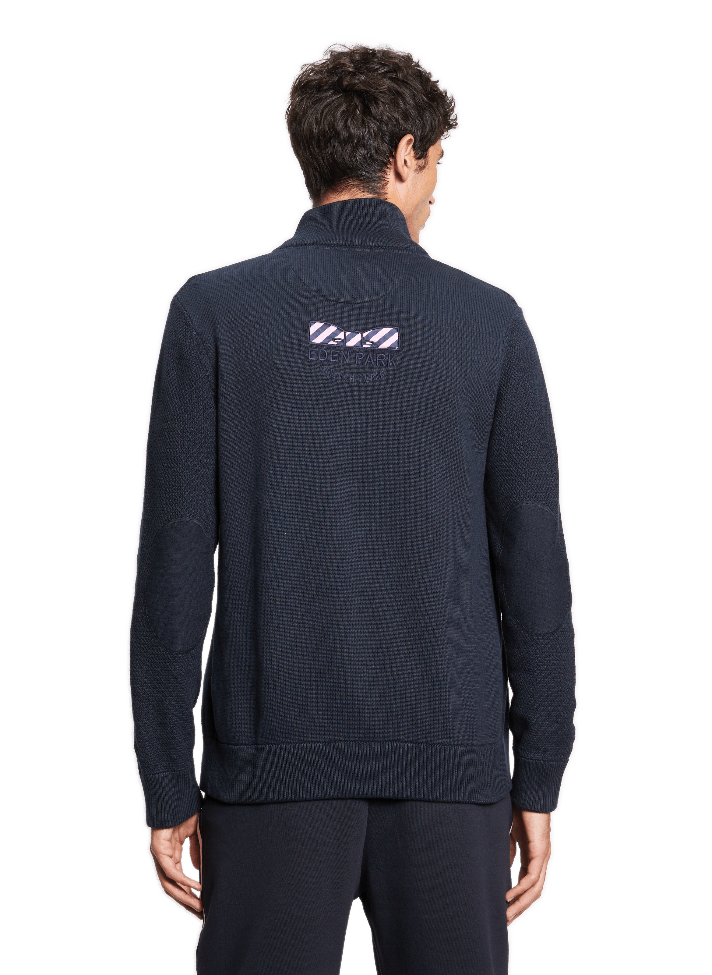 Cotton cardigan EDEN PARK Blue