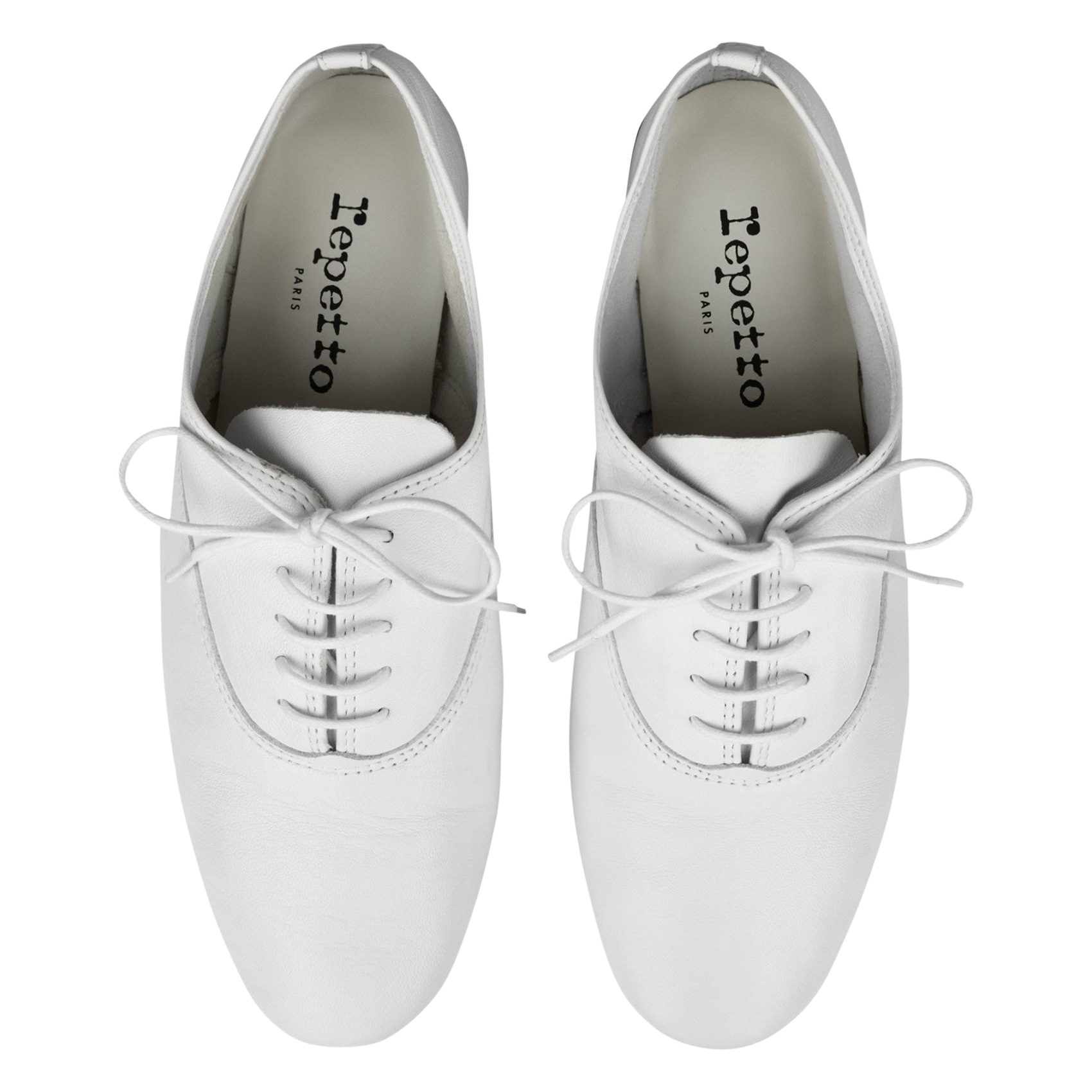 Richelieus en cuir zizi REPETTO Blanc