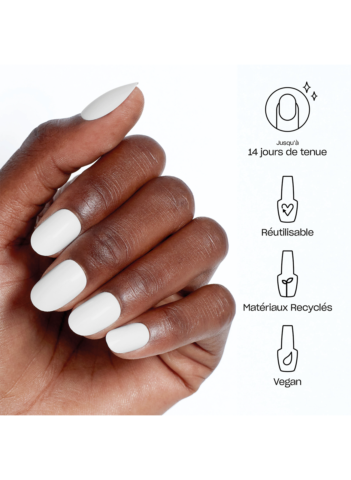 Reusable Press-On Nails - xPRESS/ON OPI Rose