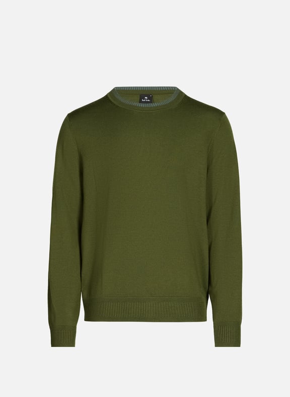 Pull en laine mérinos Vert by PAUL SMITH PAUL SMITH Pull en laine mérinos Vert