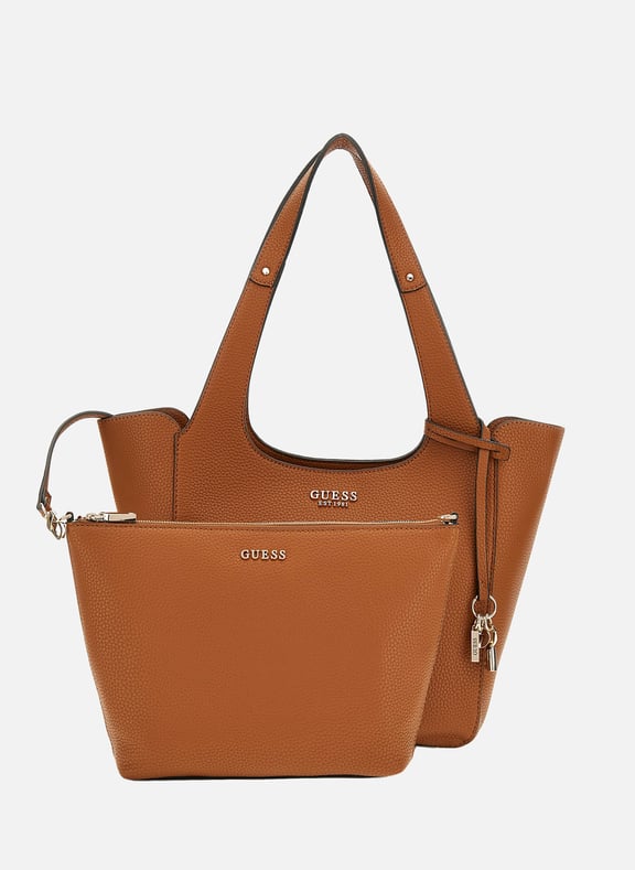 Calista tote bag Brown by GUESS GUESS Calista tote bag Brown