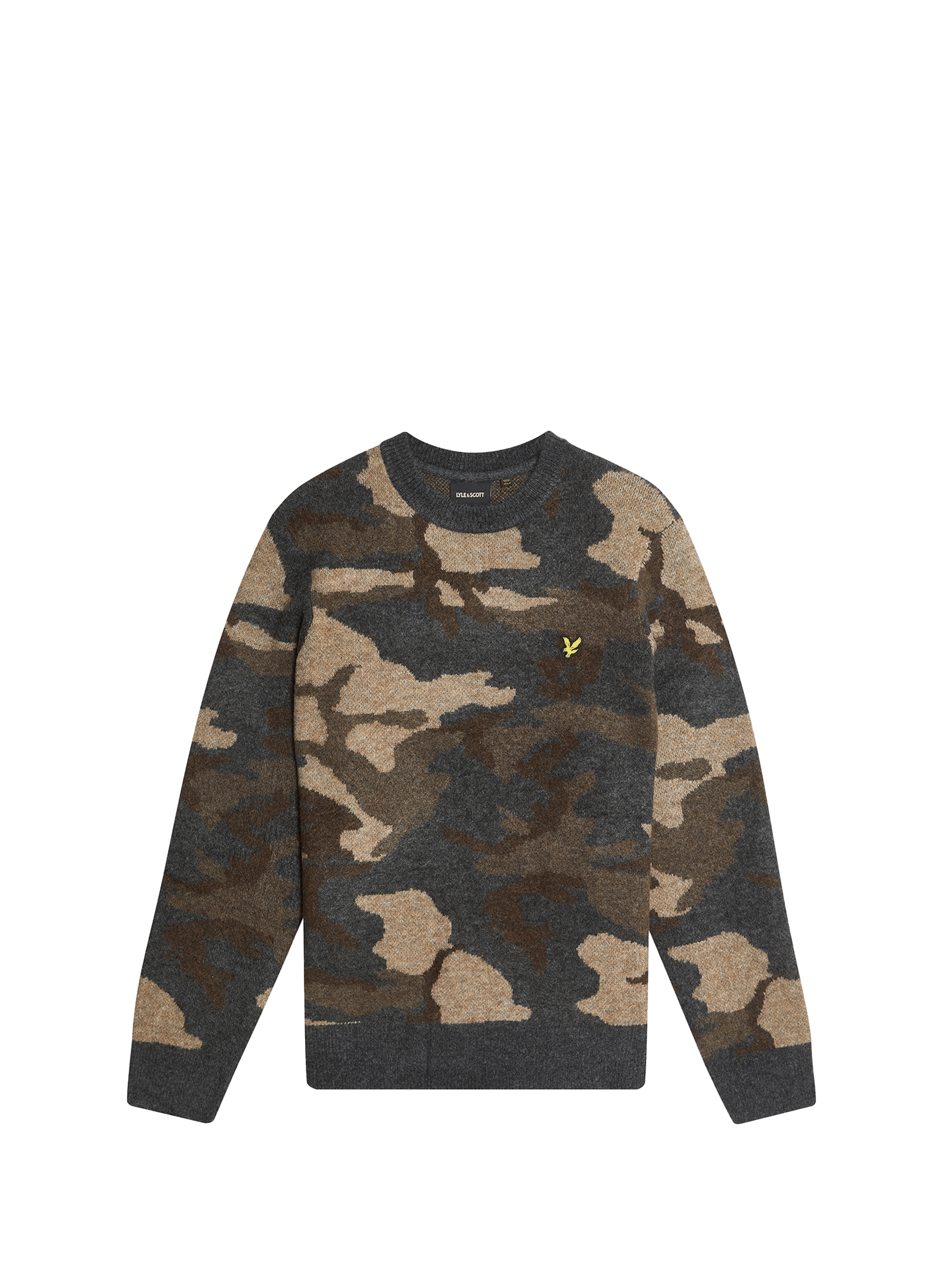 LYLE & SCOTT Pull à imprimé Vert