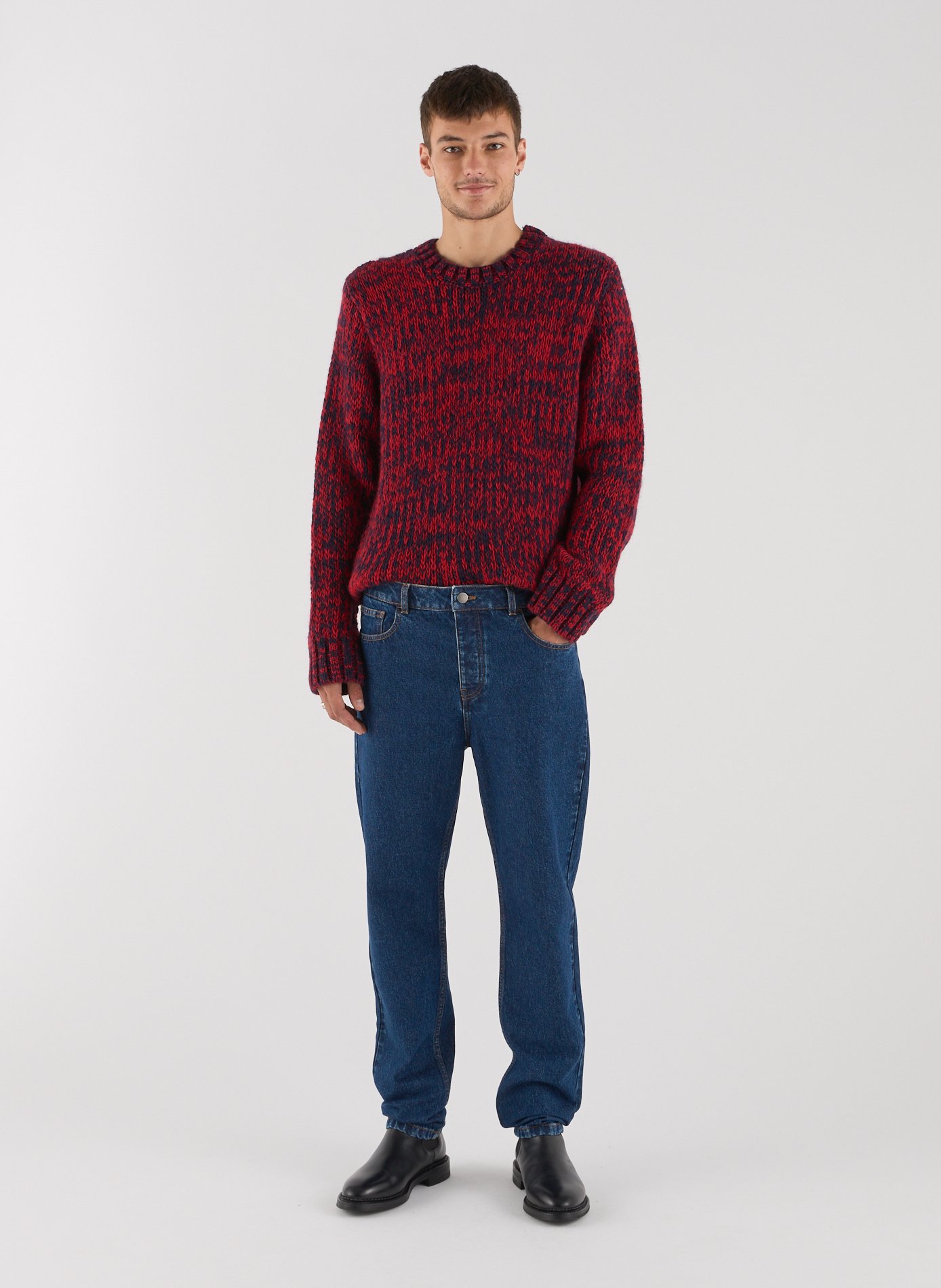 Jean slim Alpha en coton mélangé SAISON 1865 Bleu