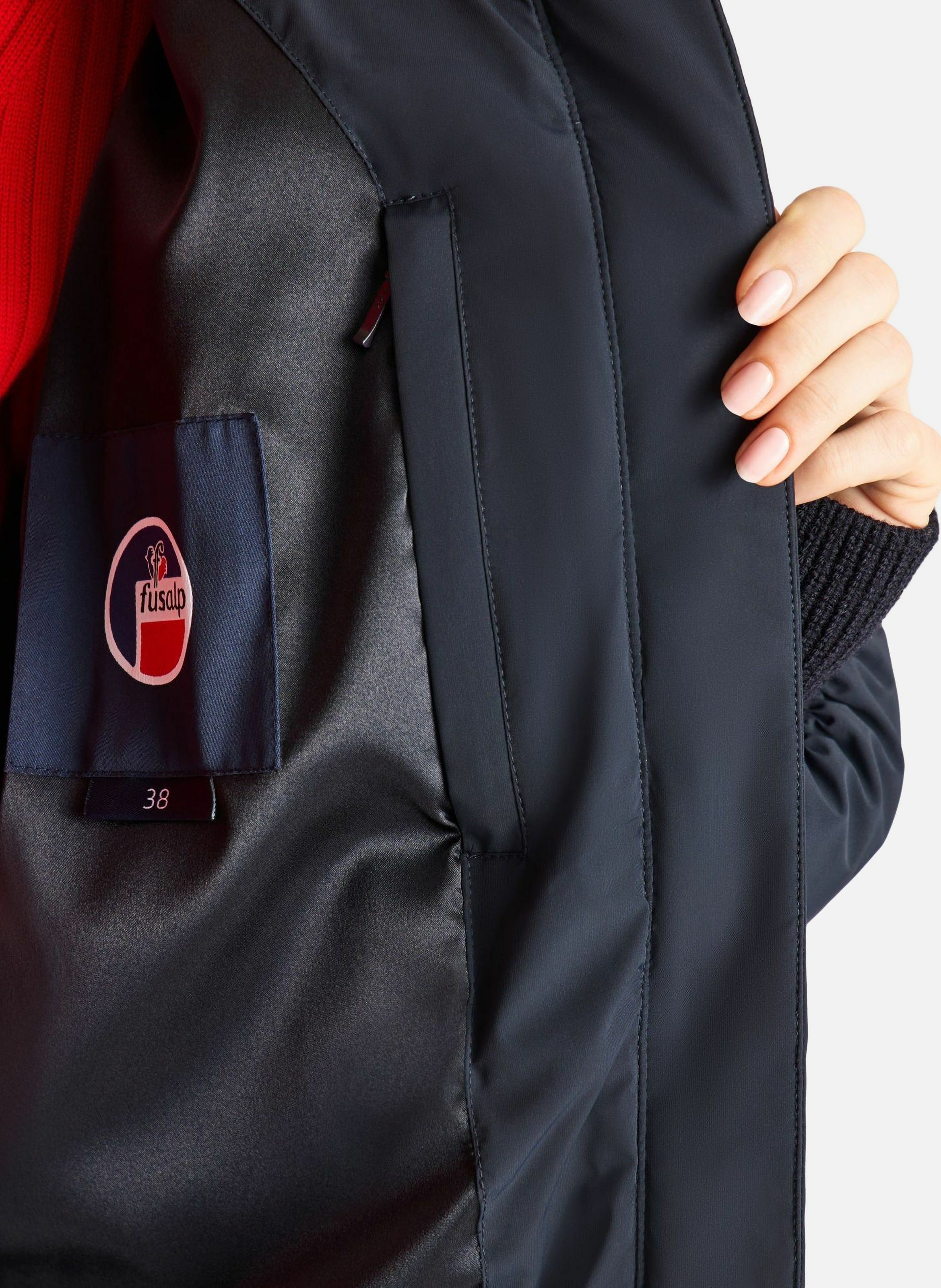 Blouson ada col montant coupe ample FUSALP Bleu